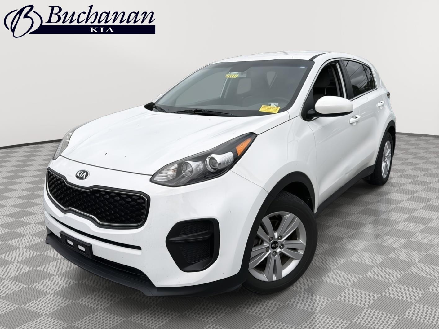 Clear White 2018 Kia Sportage LX SUV / Crossover Front-Wheel Drive Automatic