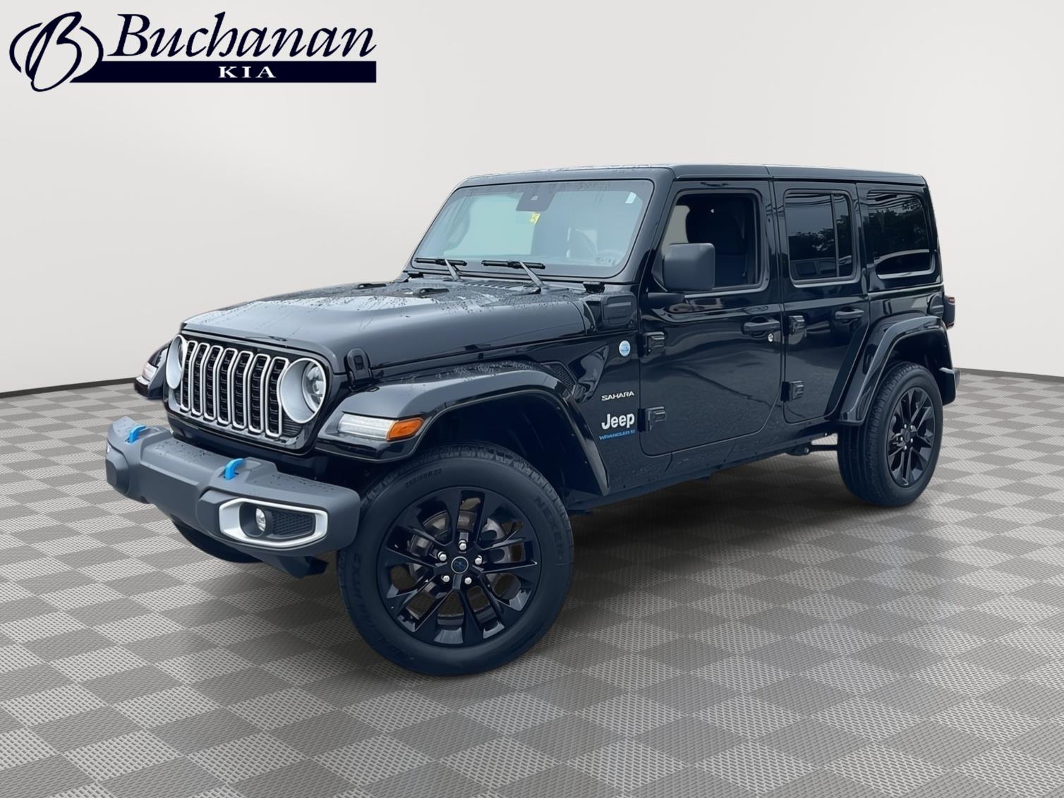 Black Clearcoat 2024 Jeep Wrangler 4xe SUV / Crossover Four-Wheel Drive 8-Speed Automatic