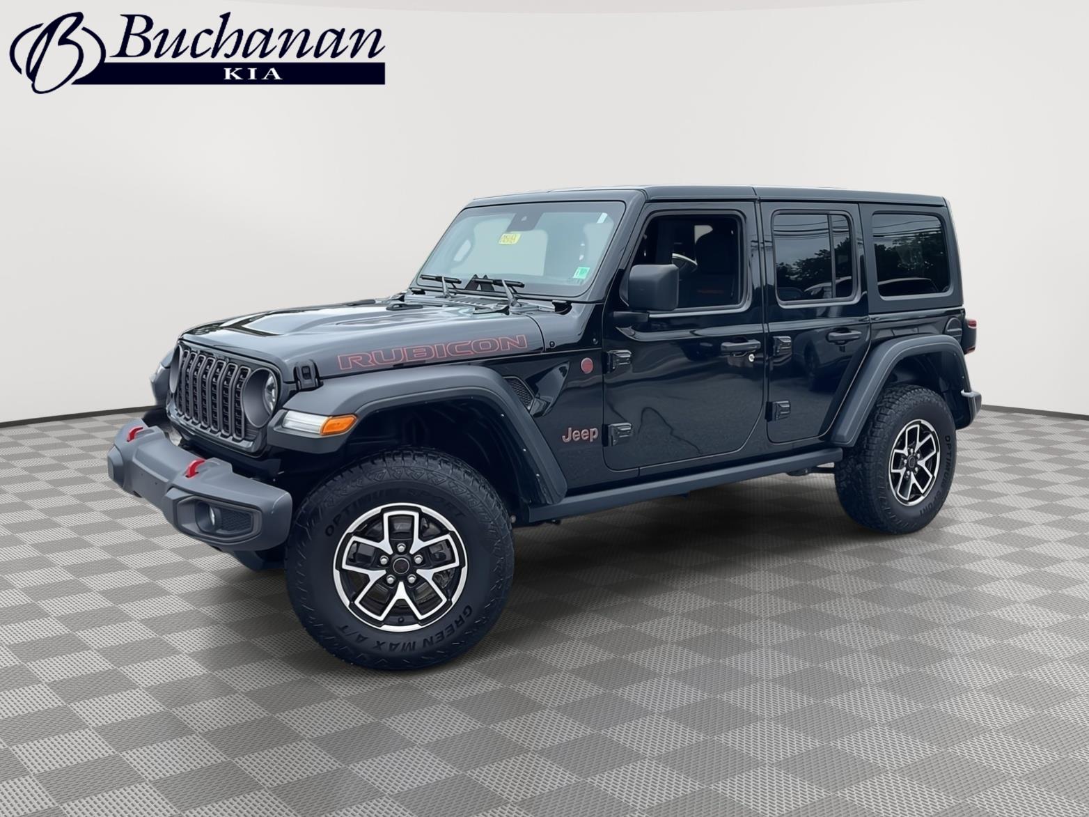 Black Clearcoat 2024 Jeep Wrangler SUV / Crossover Four-Wheel Drive 8-Speed Automatic