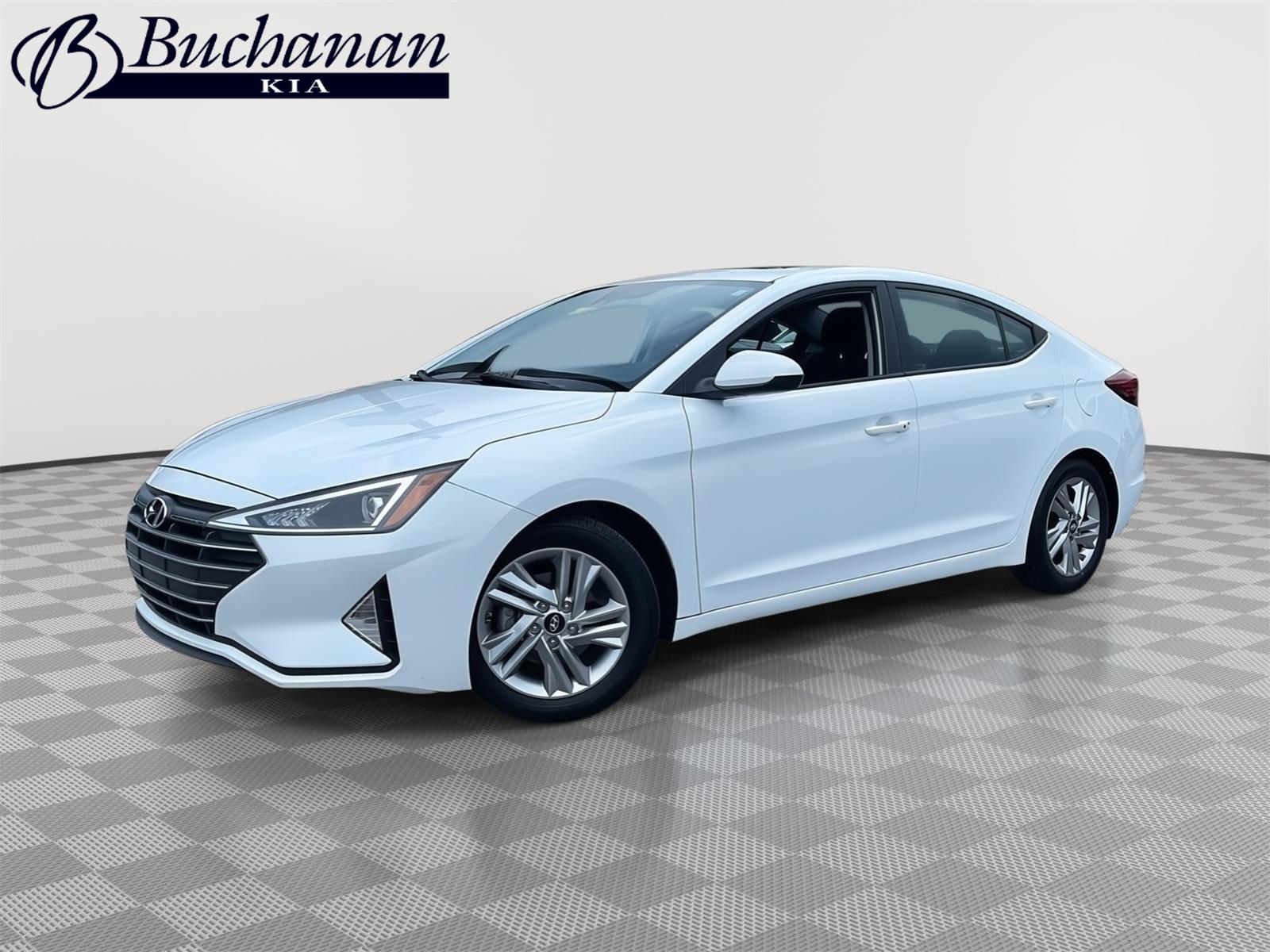 Quartz White Pearl 2020 Hyundai Elantra Sedan Front-Wheel Drive Continuously Variable Transmission