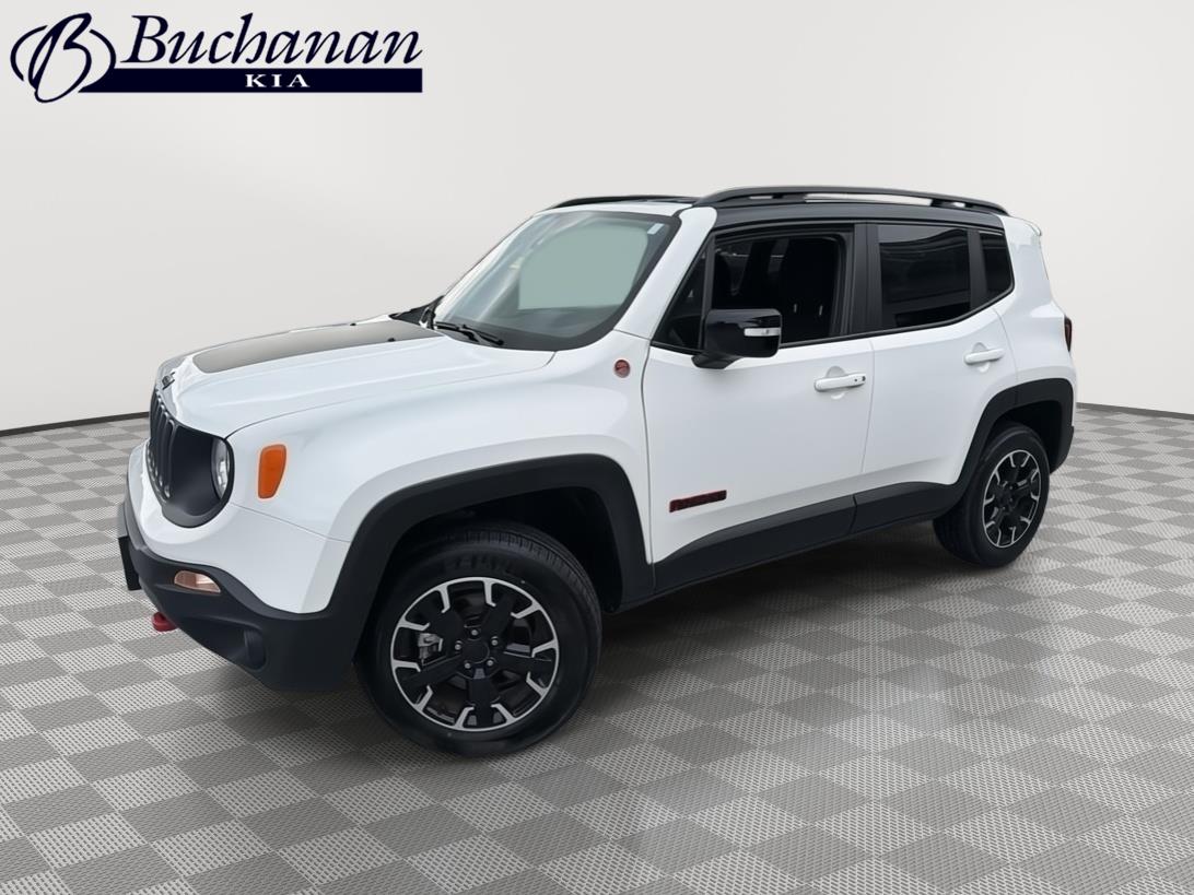 Alpine White Clearcoat 2023 Jeep Renegade SUV / Crossover Four-Wheel Drive 9-Speed Automatic