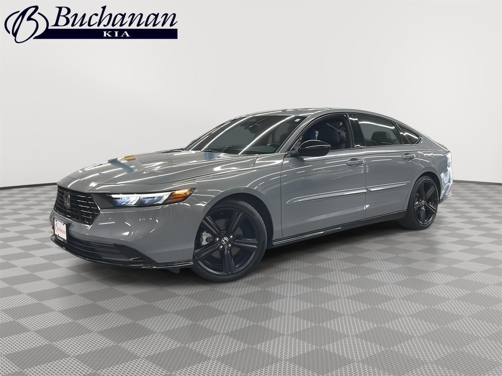 Urban Gray Pearl 2024 Honda Accord Hybrid Sedan Front-Wheel Drive Continuously Variable Transmission