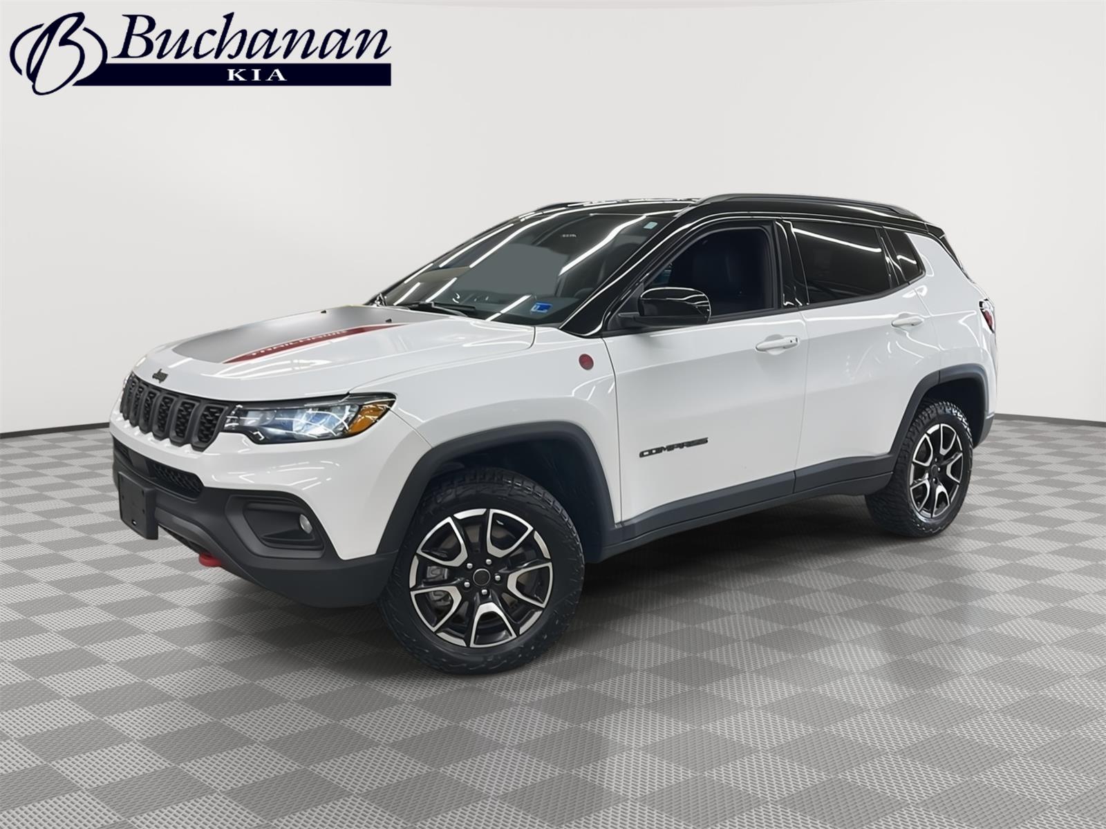 Bright White Clearcoat 2025 Jeep Compass SUV / Crossover Four-Wheel Drive 8-Speed Automatic