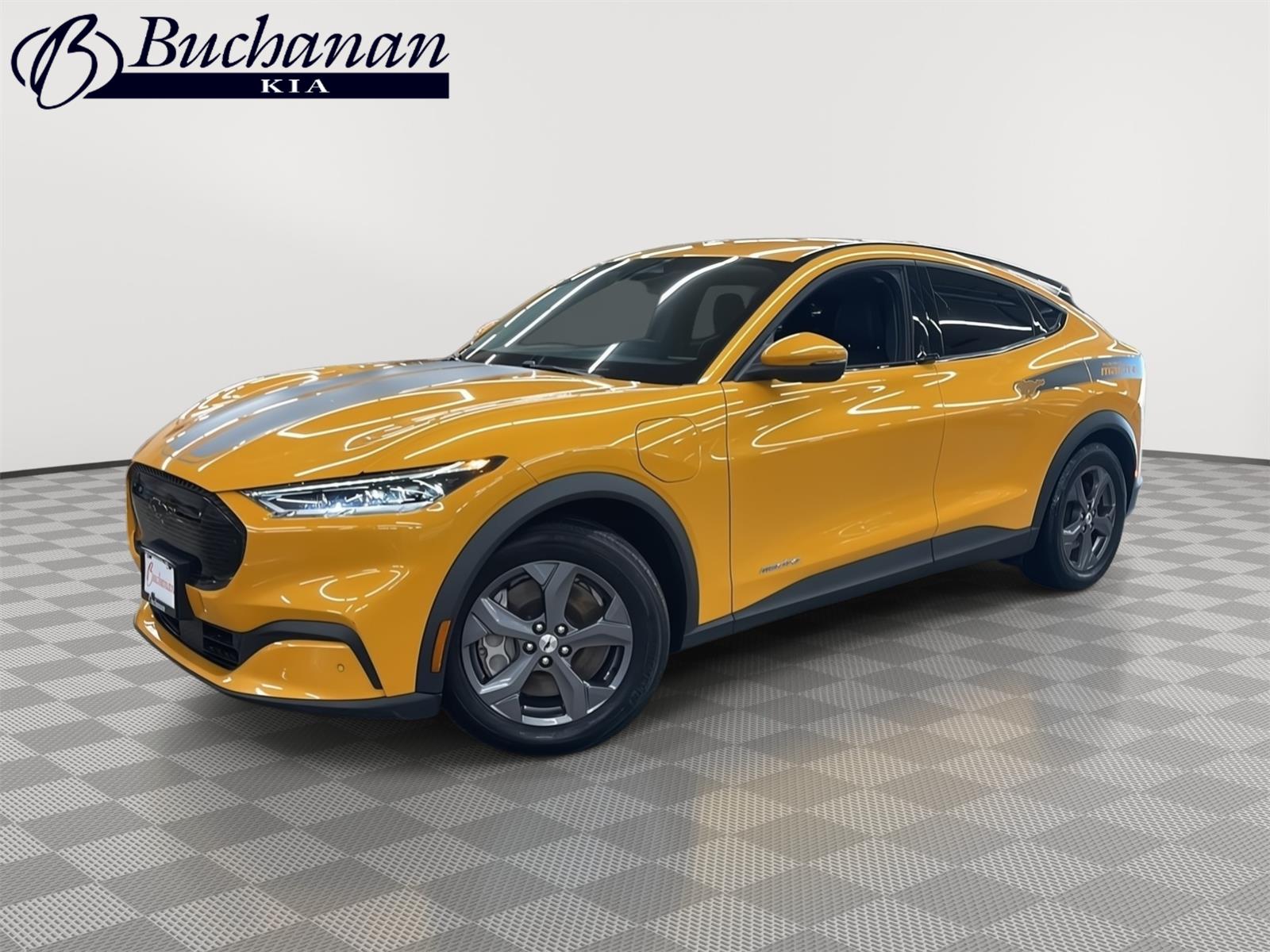 Cyber Orange Metallic Tricoat 2022 Ford Mustang Mach-E SUV / Crossover Rear-Wheel Drive Automatic