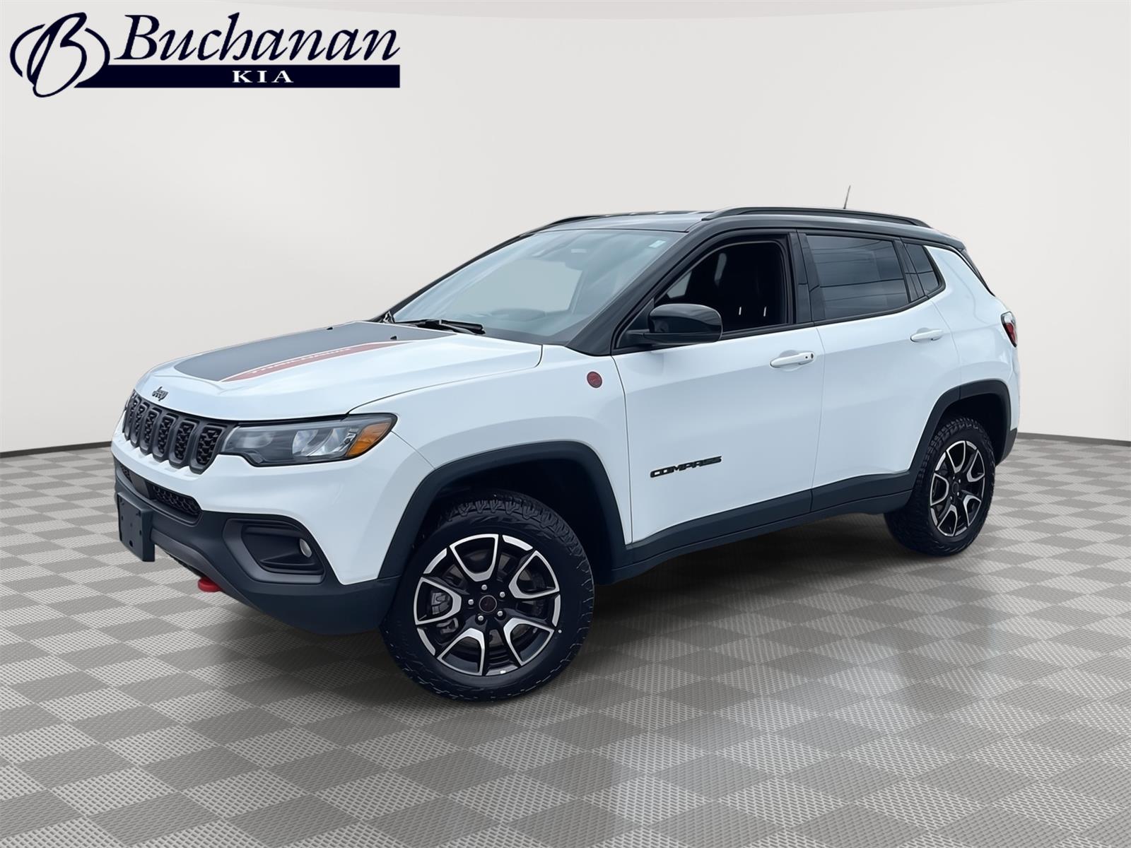 Bright White Clearcoat 2025 Jeep Compass SUV / Crossover Four-Wheel Drive 8-Speed Automatic