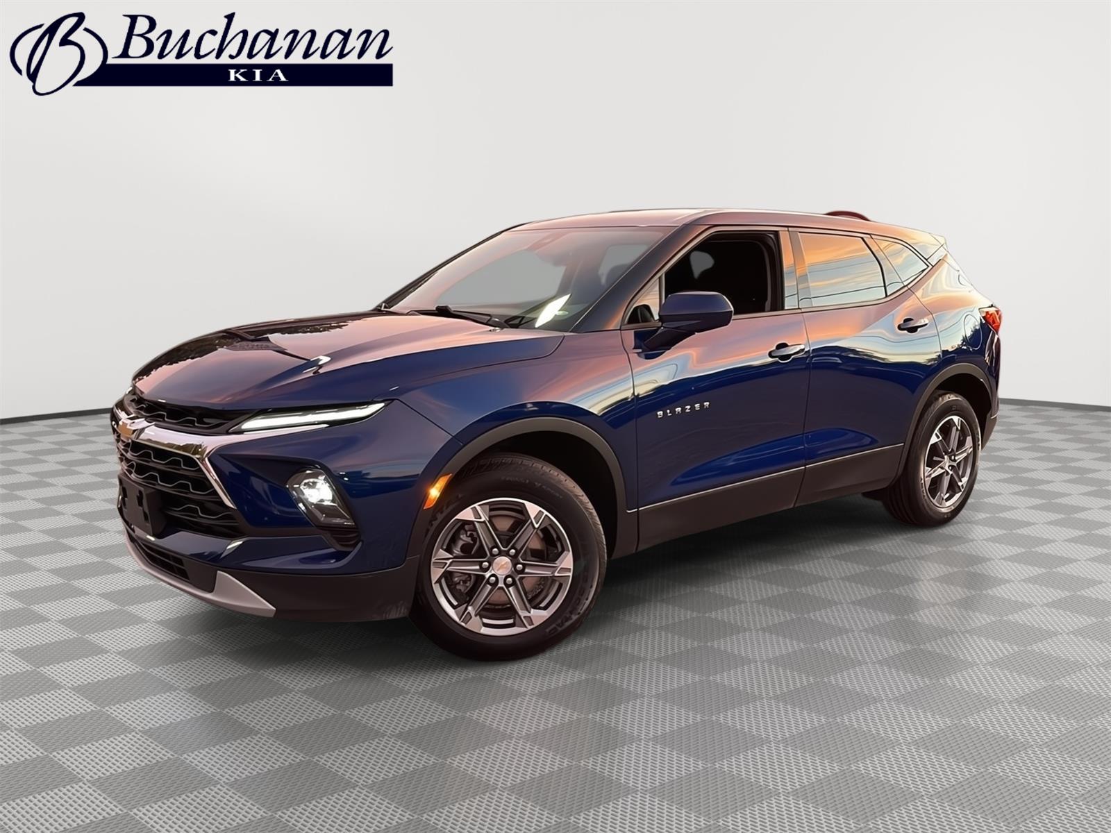 Blue Glow Metallic 2023 Chevrolet Blazer SUV / Crossover All-Wheel Drive 9-Speed Automatic