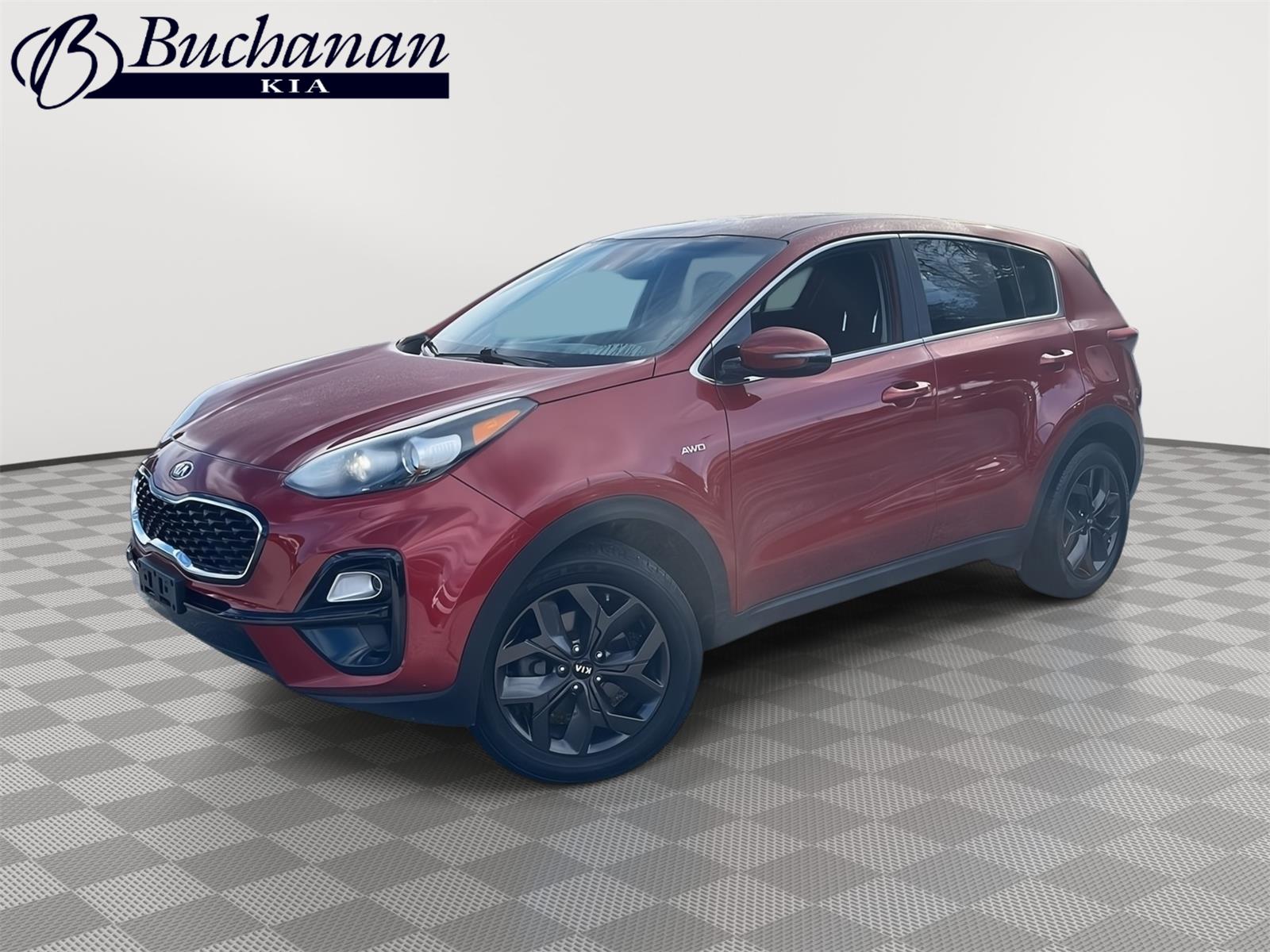 Hyper Red 2022 Kia Sportage SUV / Crossover All-Wheel Drive Automatic