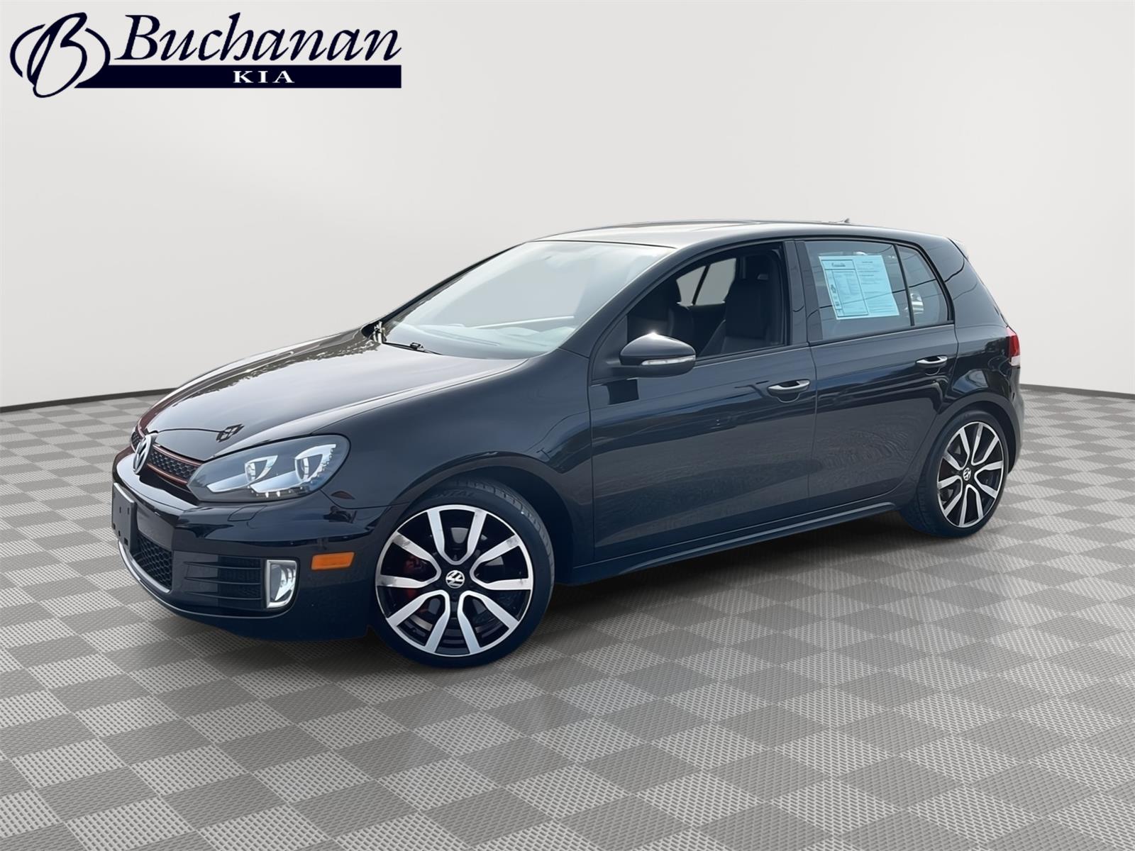 Deep Black Pearl 2014 Volkswagen Golf GTI Hatchback Front-Wheel Drive Automatic