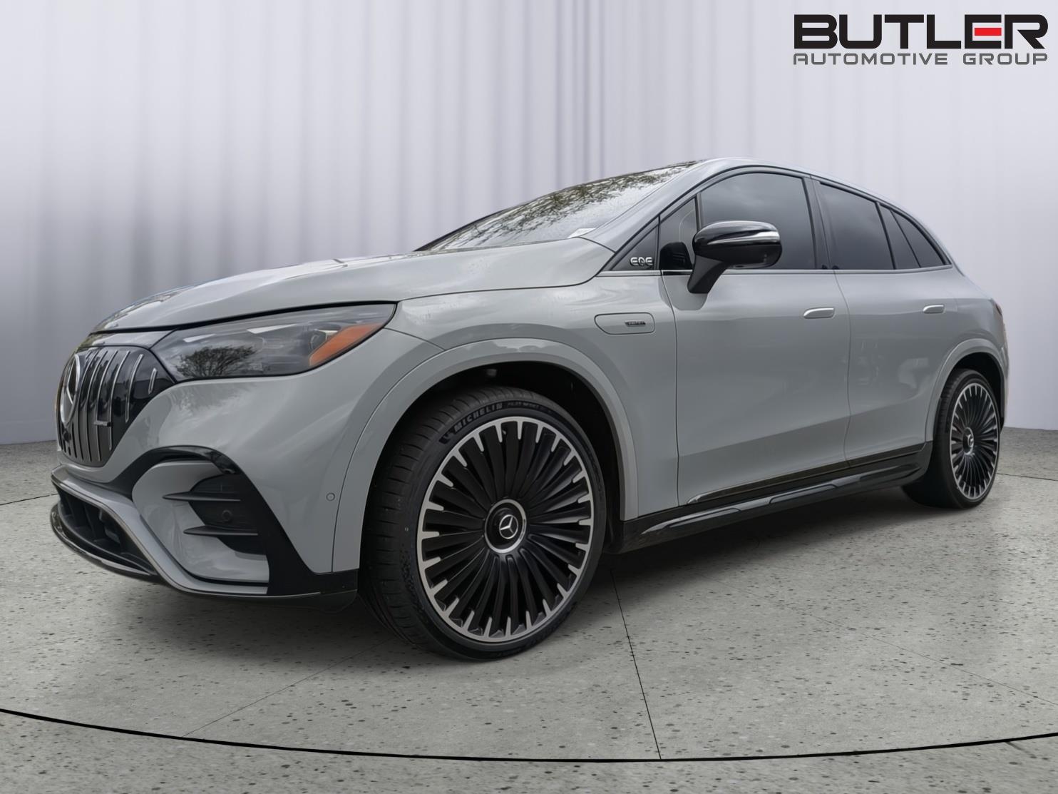 Gray (MANUFAKTUR Alpine Grey) 2024 Mercedes-Benz EQE AMG 4MATIC Sedan All-Wheel Drive Automatic