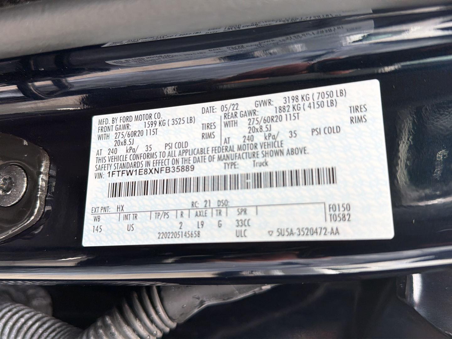 Used 2022 Ford F-150 Truck