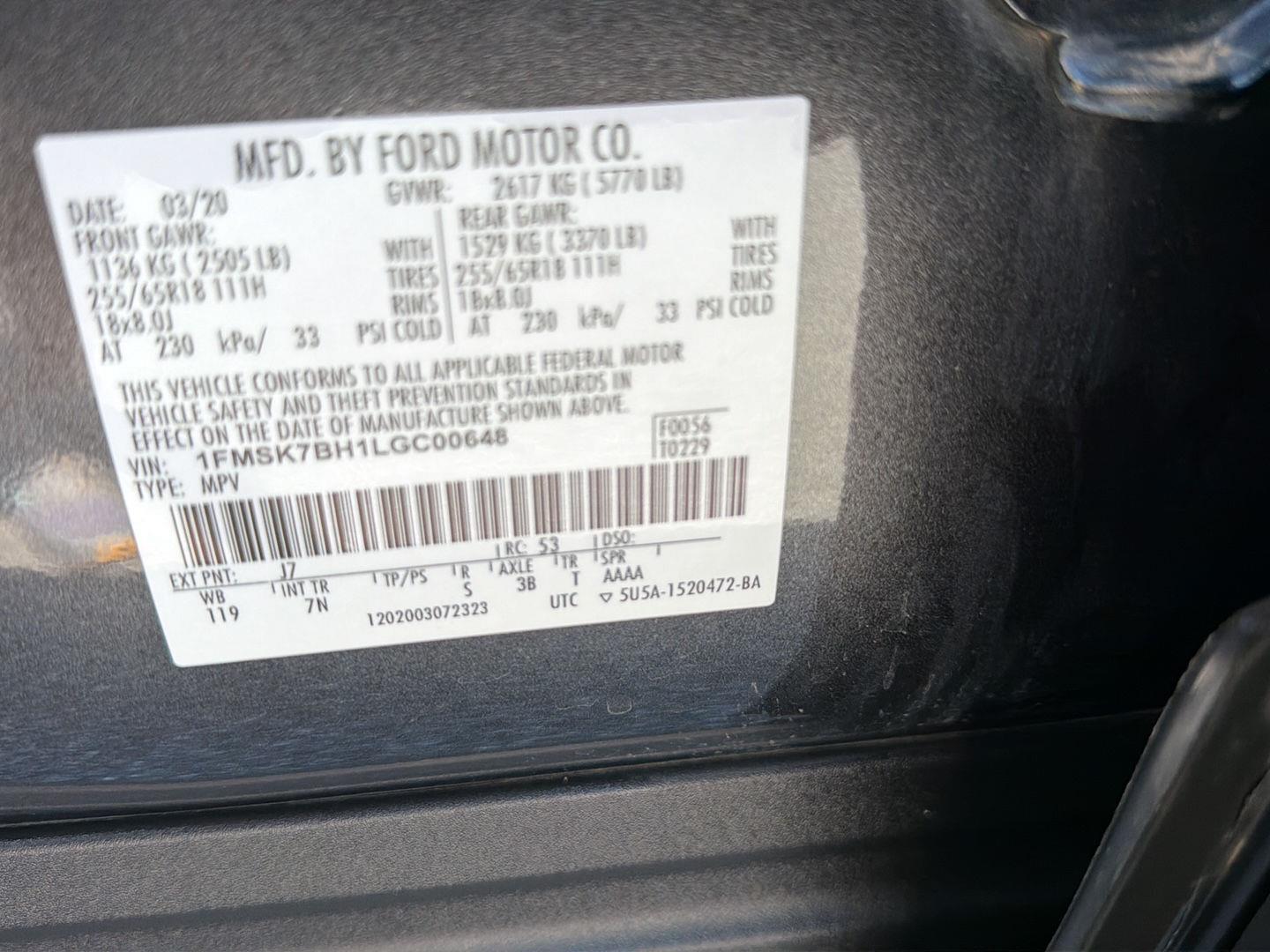 Used 2020 Ford Explorer SUV