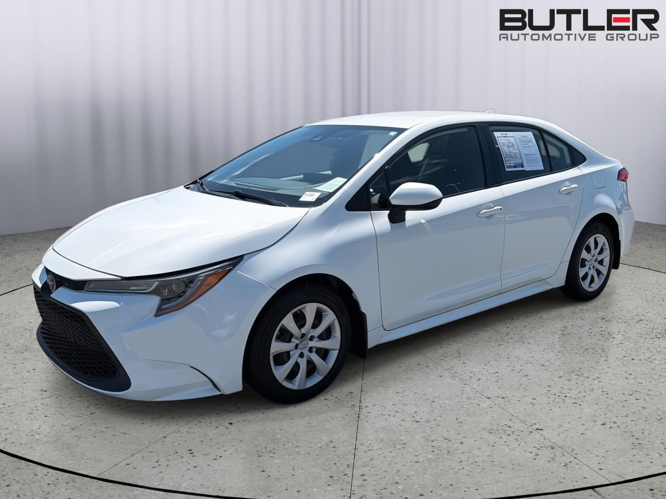 Super White 2022 Toyota Corolla Sedan Front-Wheel Drive Continuously Variable Transmission