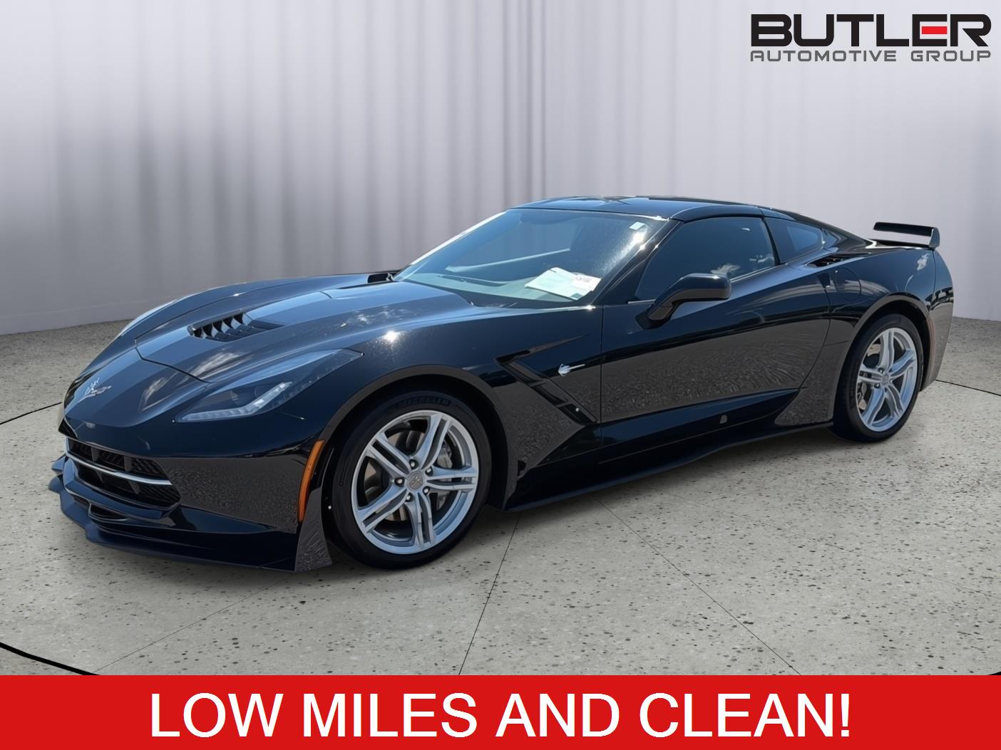 Black 2016 Chevrolet Corvette Coupe Rear-Wheel Drive 8-Speed Automatic