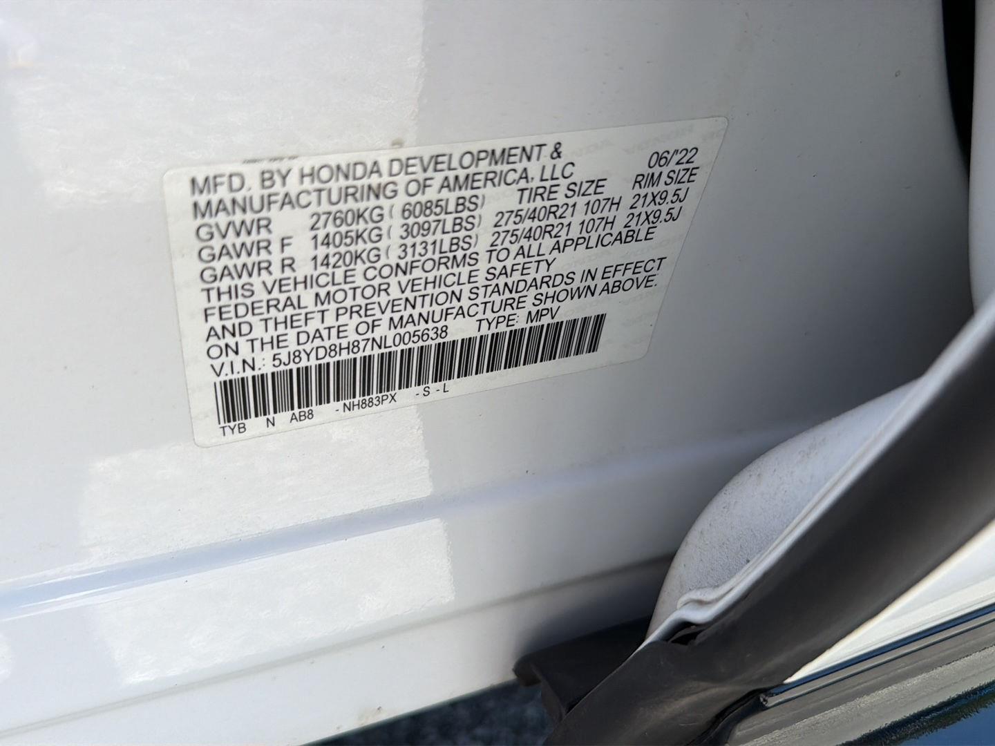 Used 2022 Acura MDX Sedan