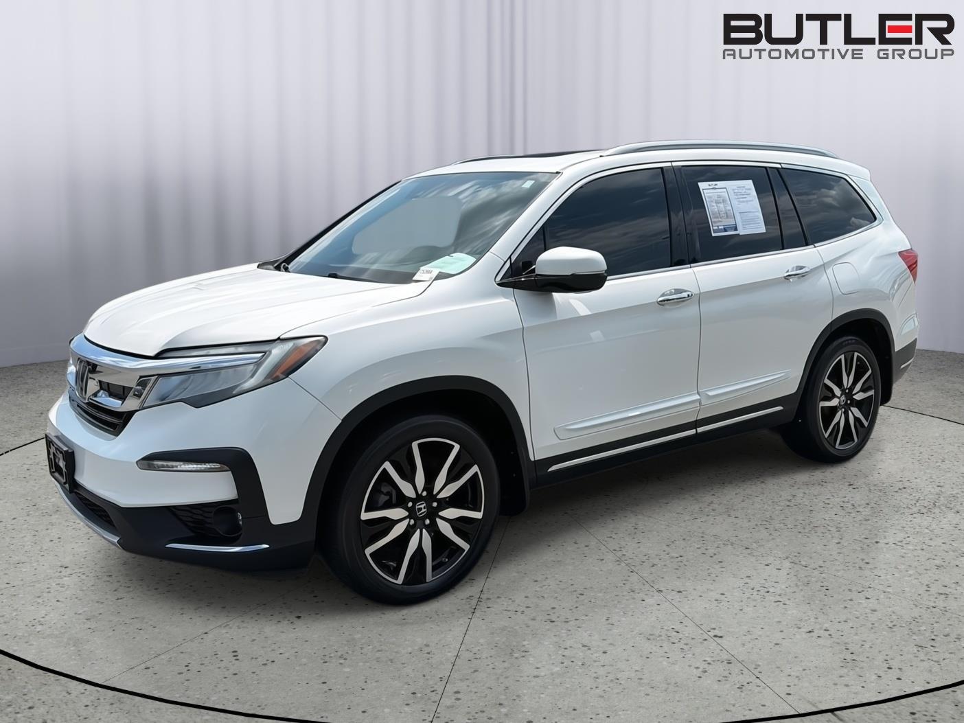 White Diamond Pearl 2019 Honda Pilot SUV / Crossover Front-Wheel Drive 9-Speed Automatic