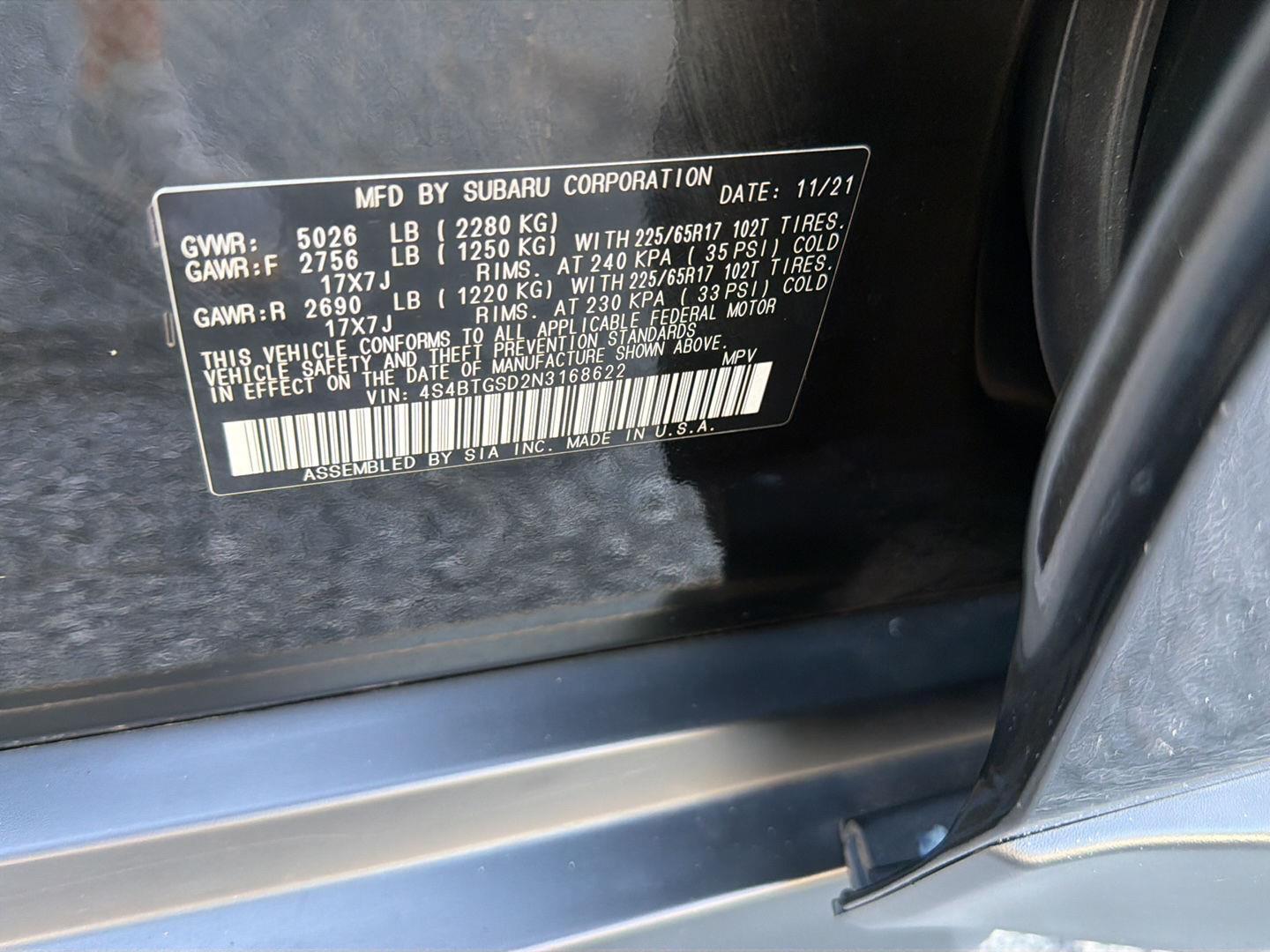 Used 2022 Subaru Outback SUV