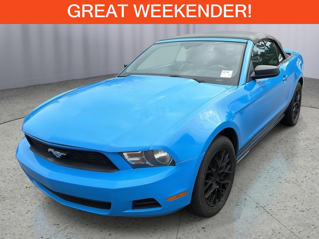Grabber Blue 2012 Ford Mustang Convertible Rear-Wheel Drive 6-Speed Automatic