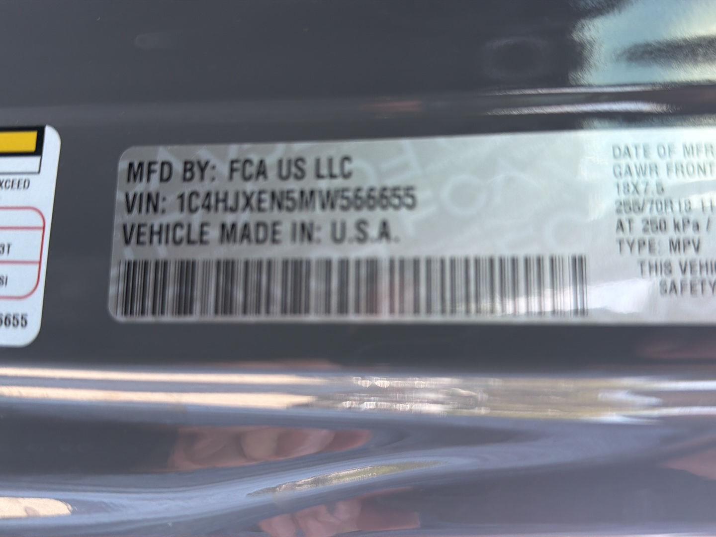Used 2021 Jeep Wrangler SUV