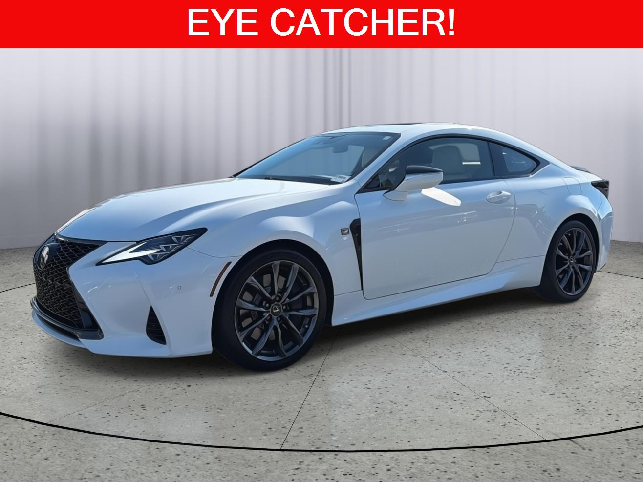 Ultra White 2022 Lexus RC Coupe Rear-Wheel Drive Automatic
