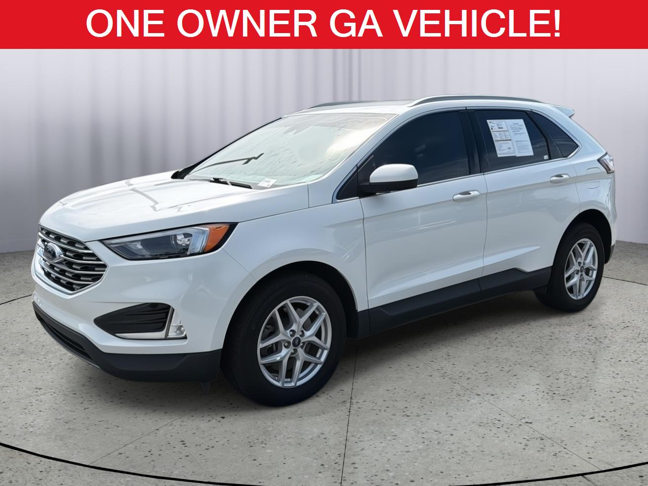 Star White Metallic Tri-Coat 2022 Ford Edge SUV / Crossover All-Wheel Drive 8-Speed Automatic