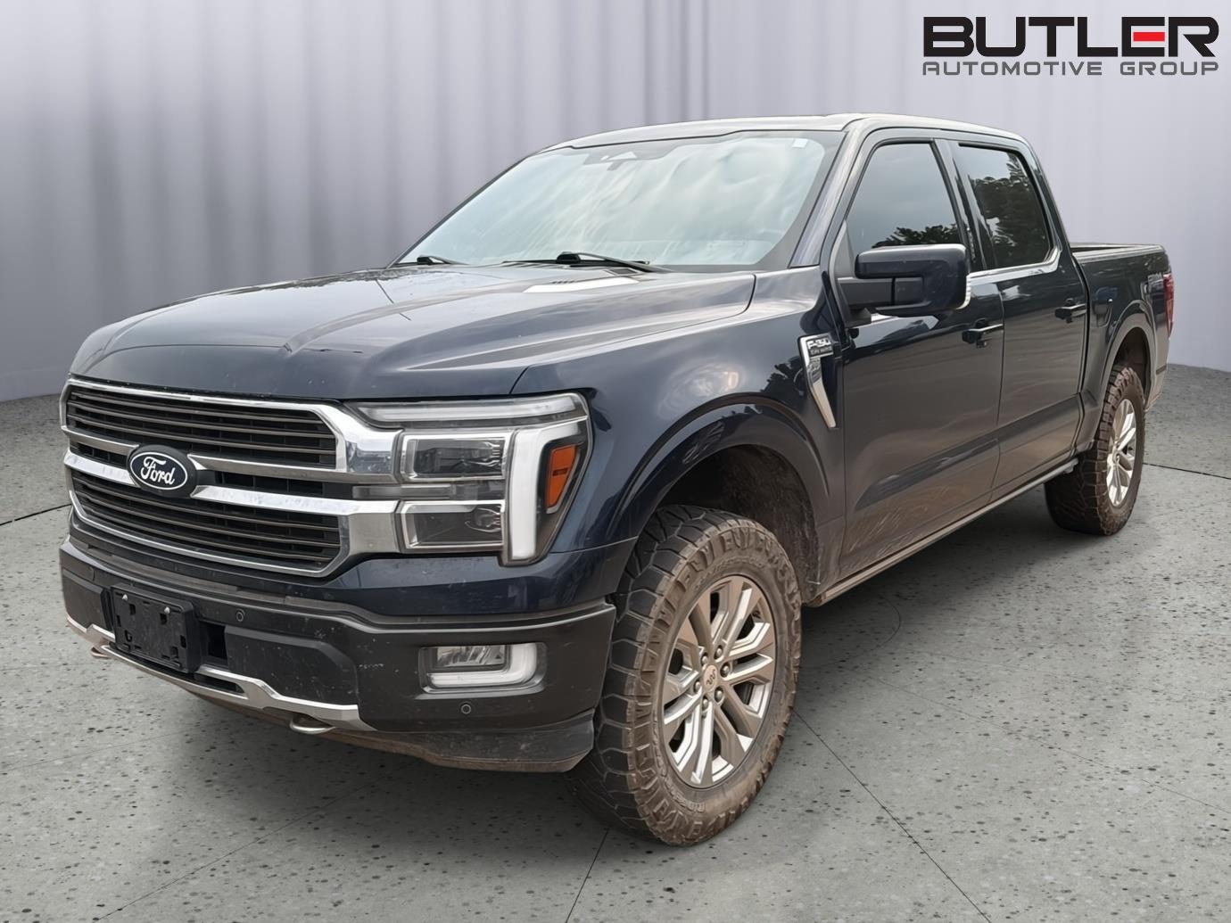Antimatter Blue/Darkened Bronze 2024 Ford F-150 Pickup Truck Four-Wheel Drive Automatic