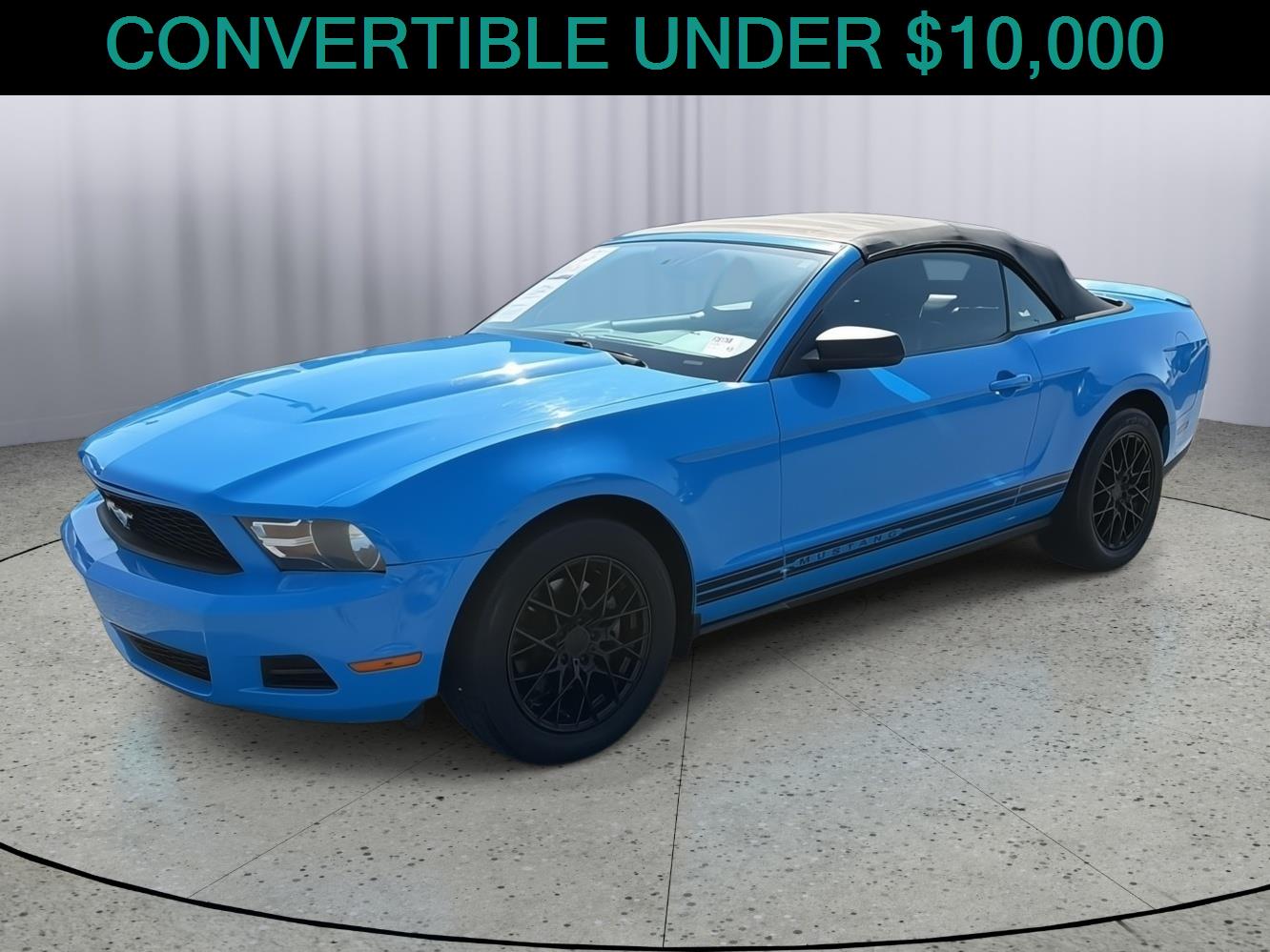 2012 Ford Mustang Azul (Grabber Blue) Descapotable Tracción trasera 6 velocidades Automática