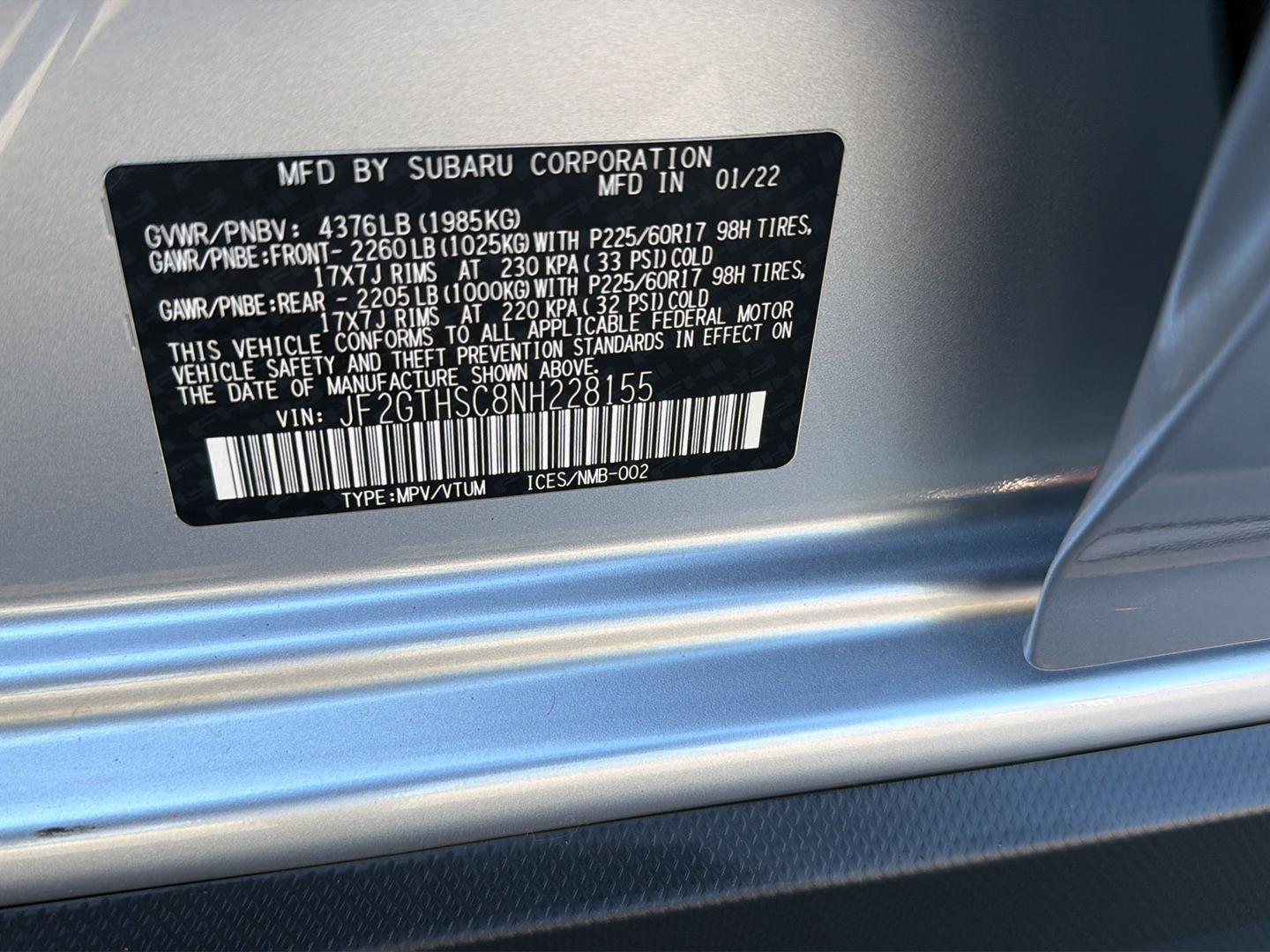 Used 2022 Subaru Crosstrek SUV