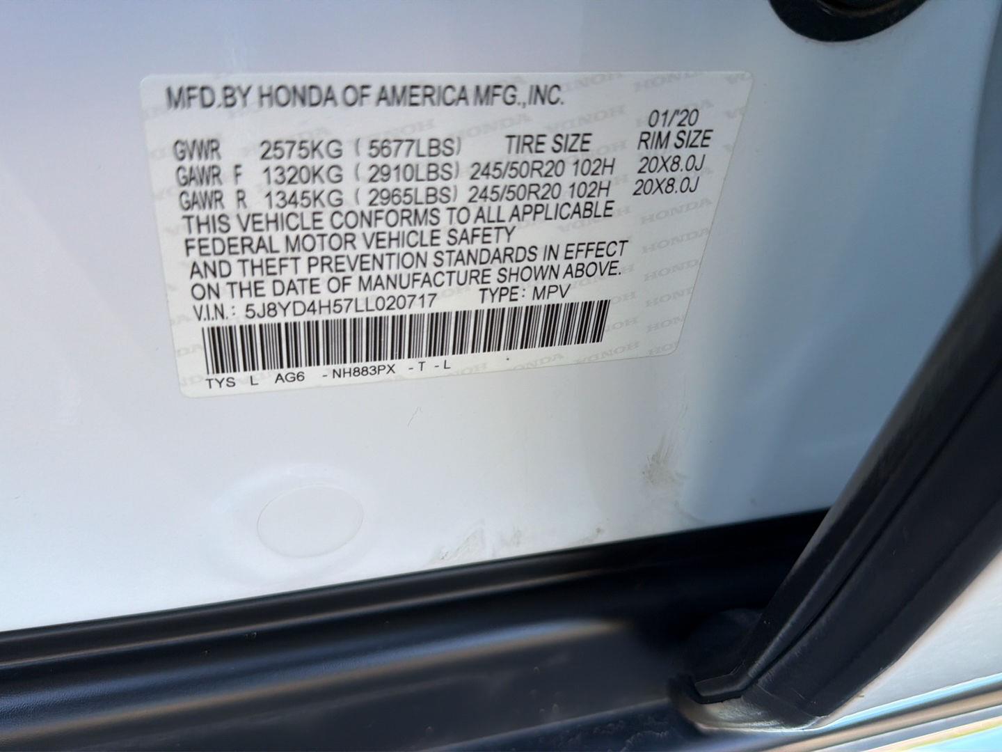Used 2020 Acura MDX Sedan