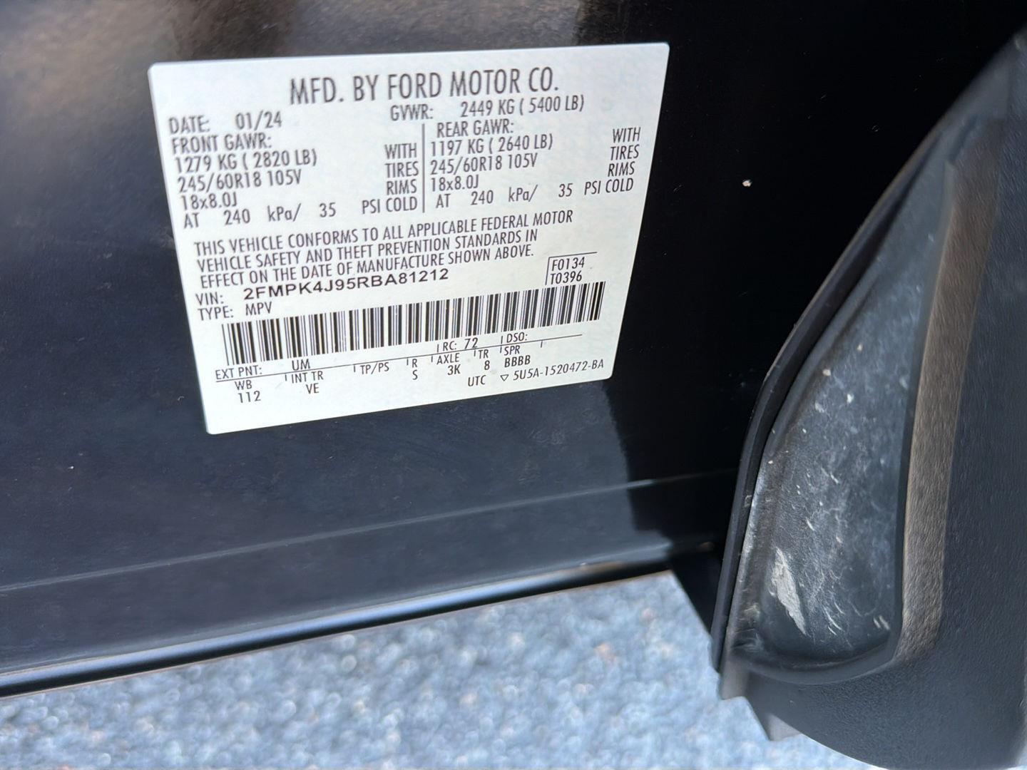 Used 2024 Ford Edge Sedan