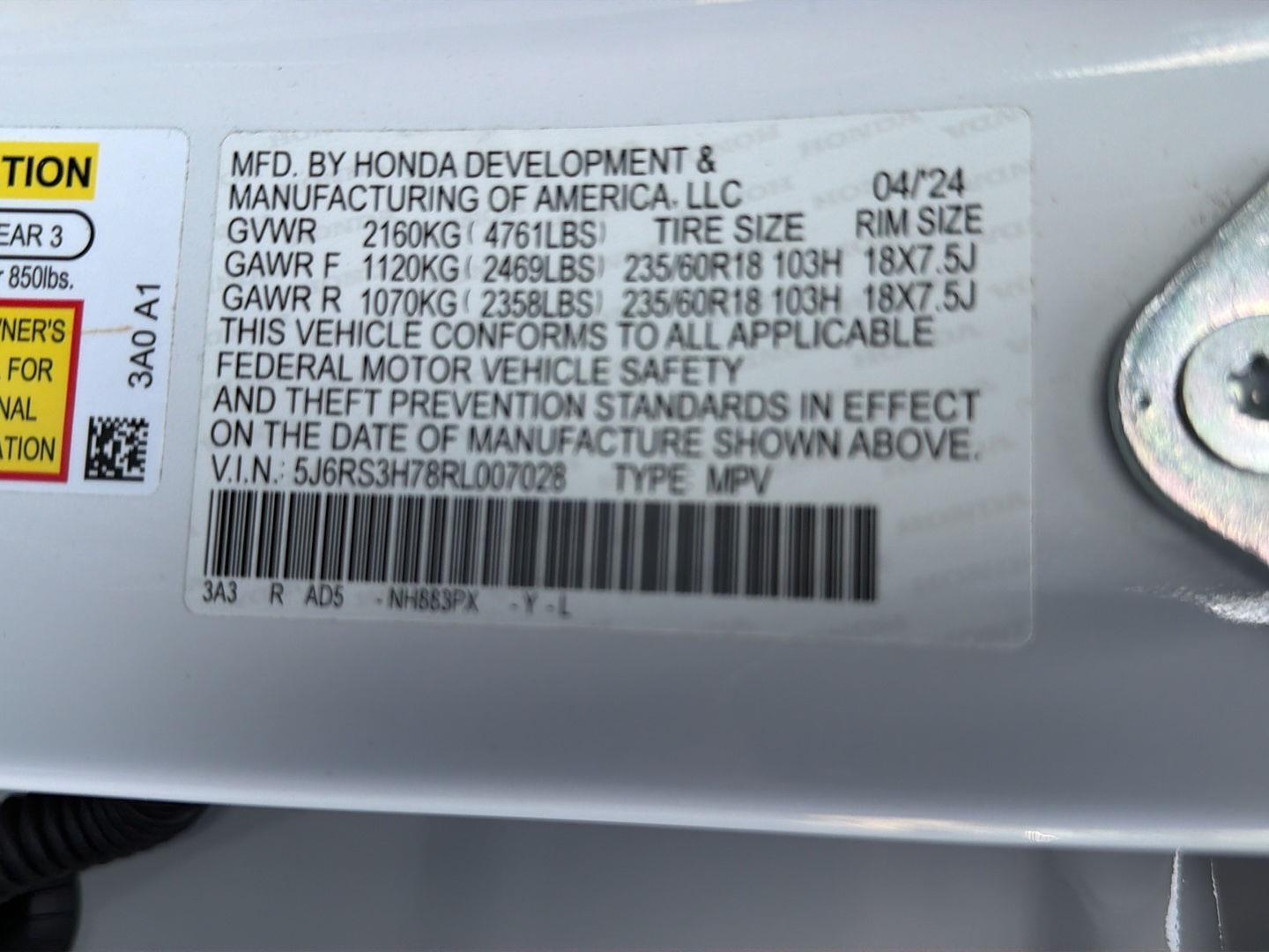 Used 2024 Honda CR-V SUV