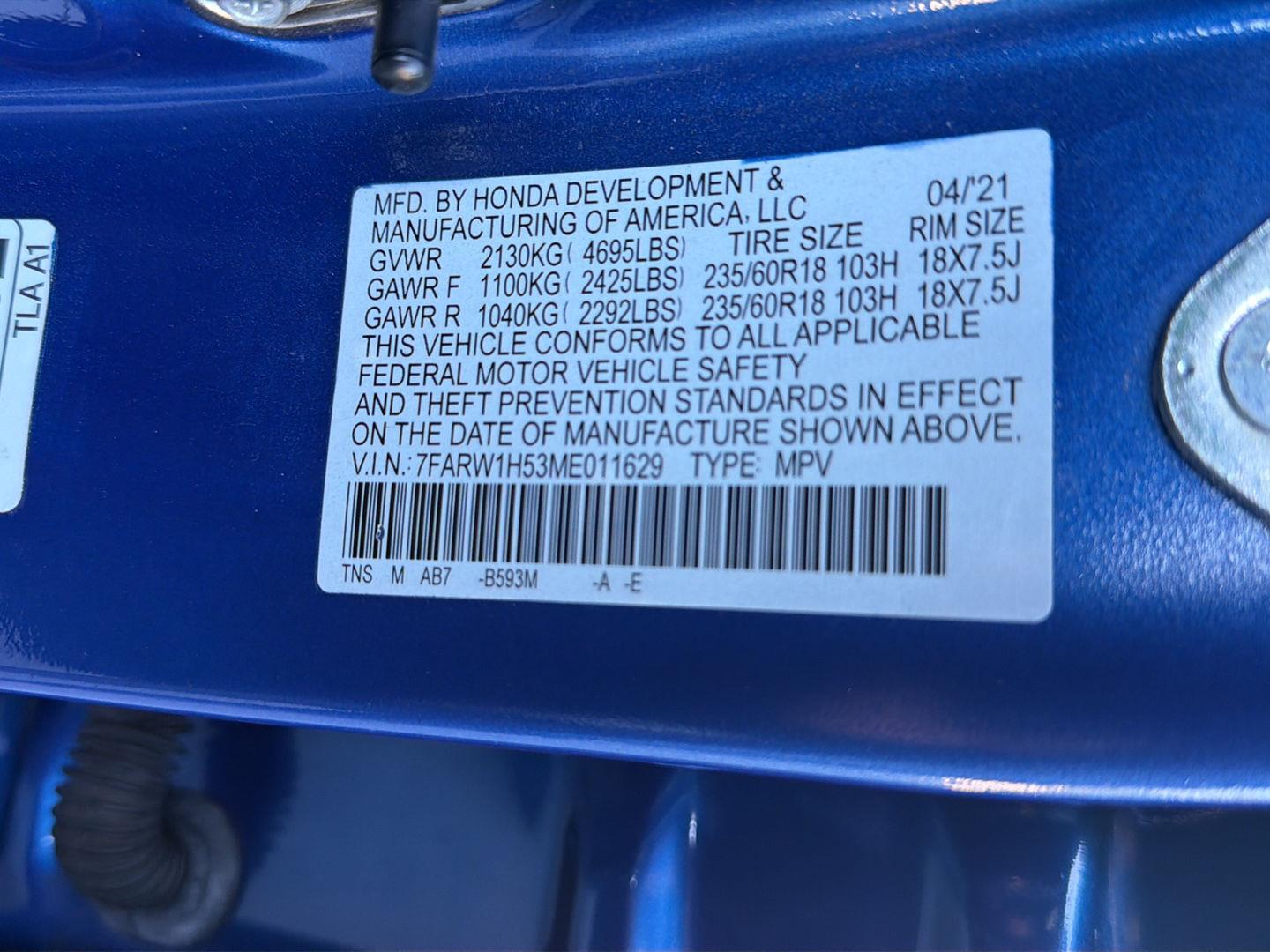 Used 2021 Honda CR-V SUV