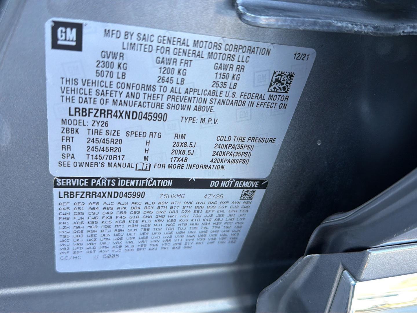 Used 2022 Buick Envision SUV