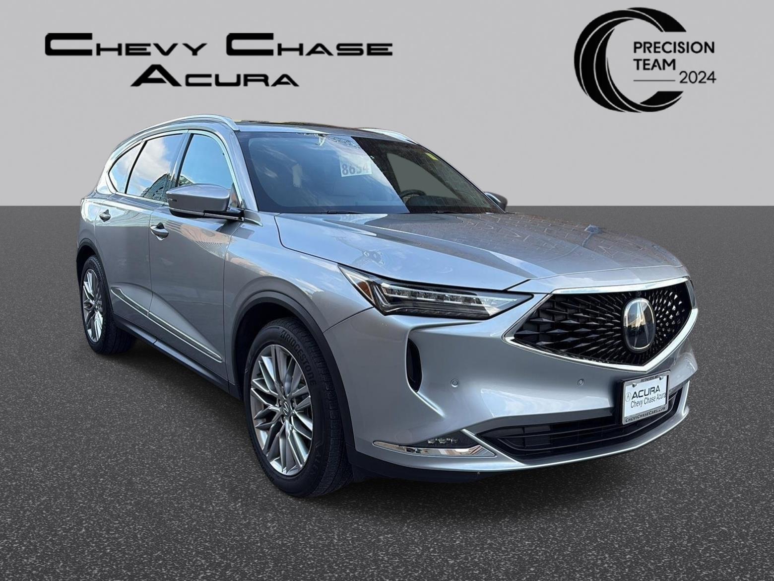 Lunar Silver Metallic 2023 Acura MDX SH-AWD with Advance Package SUV / Crossover All-Wheel Drive Automatic