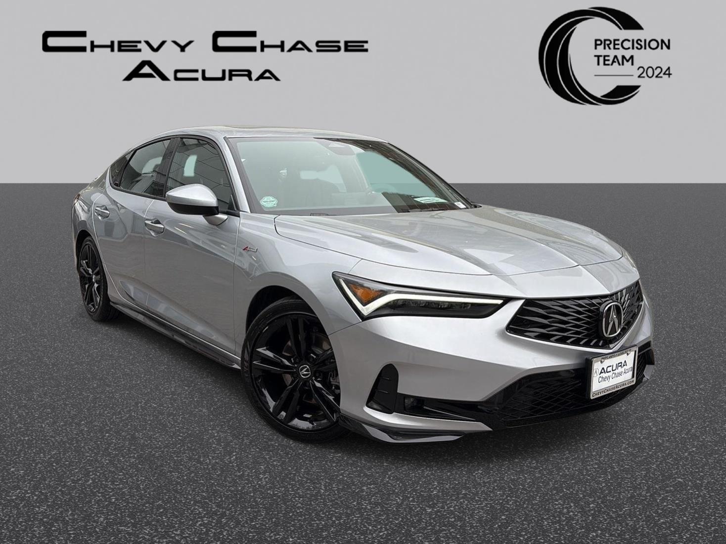 Solar Silver Metallic 2026 Acura Integra FWD with A-SPEC Package Sedan Front-Wheel Drive 7-Speed CVT