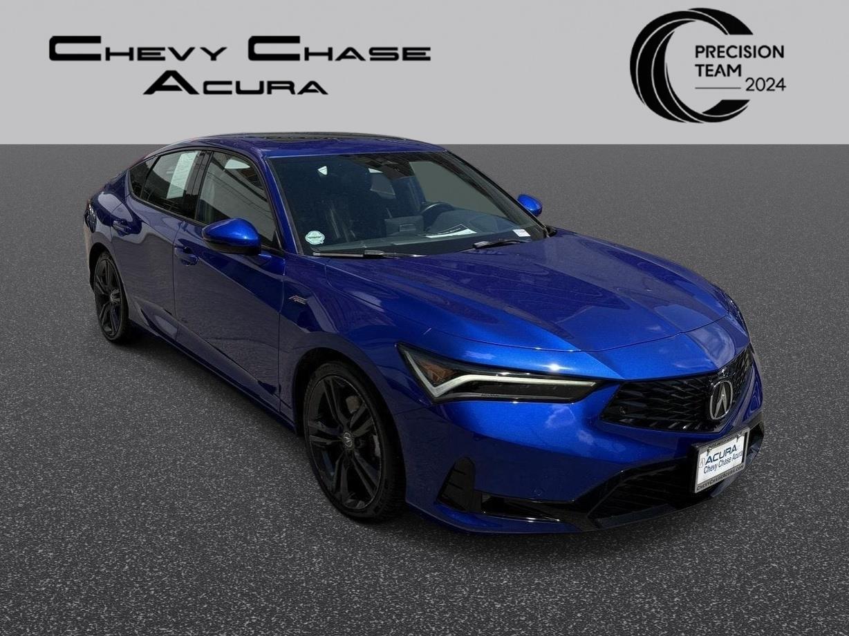 Apex Blue Pearl 2024 Acura Integra FWD with Technology and A-SPEC Package Sedan Front-Wheel Drive 7-Speed CVT