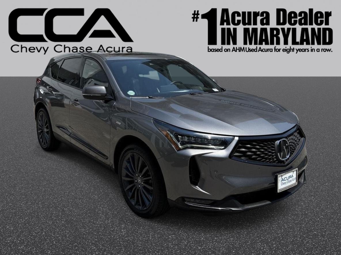 Liquid Carbon Metallic 2023 Acura RDX SUV / Crossover All-Wheel Drive Automatic