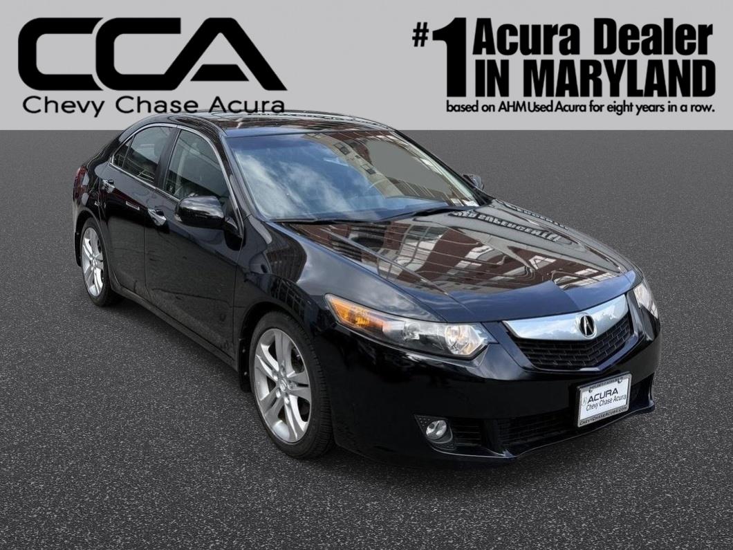 Crystal Black Pearl 2010 Acura TSX Sedan Front-Wheel Drive Automatic