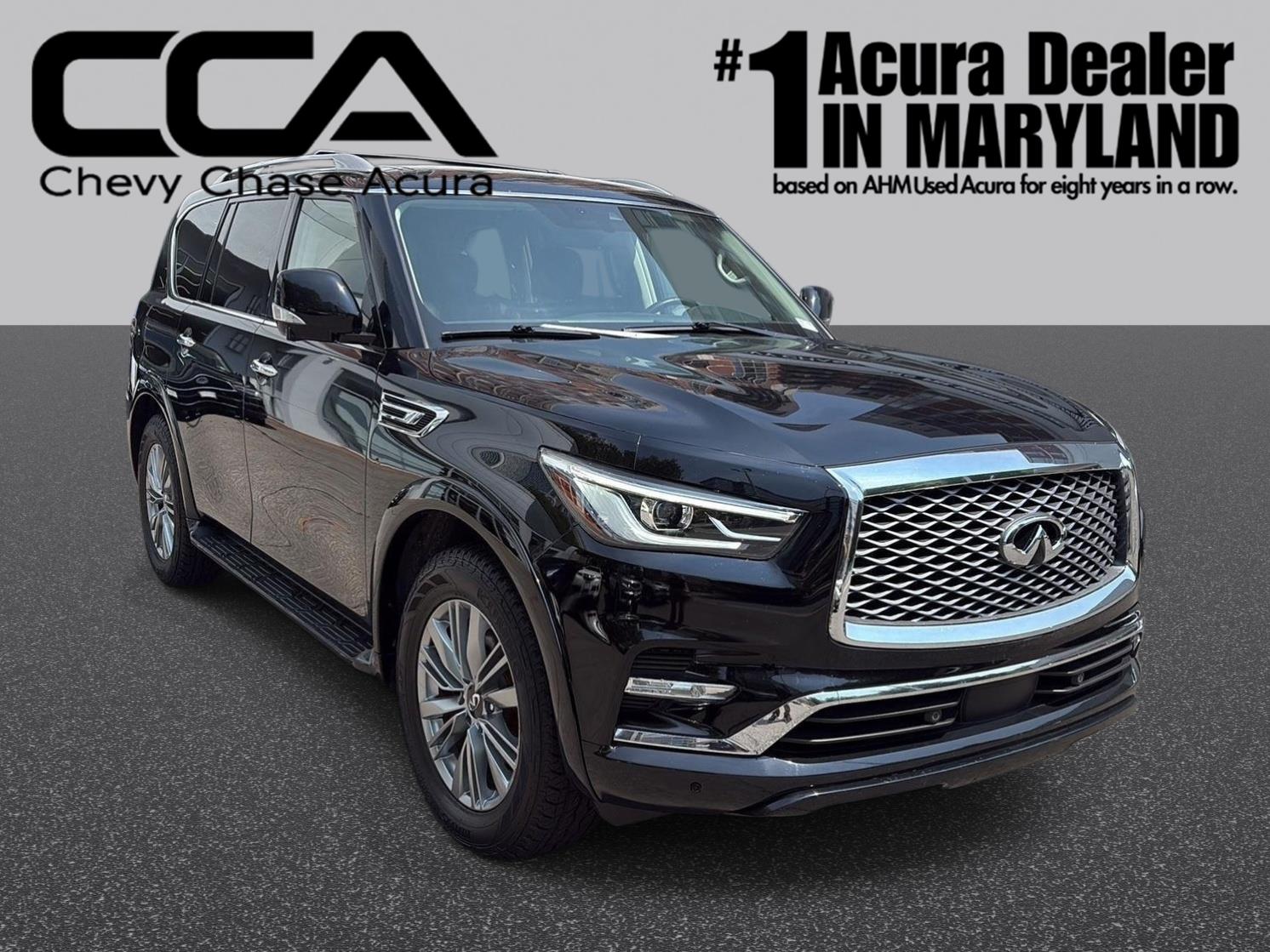 Black Obsidian 2021 INFINITI QX80 SUV / Crossover All-Wheel Drive Automatic