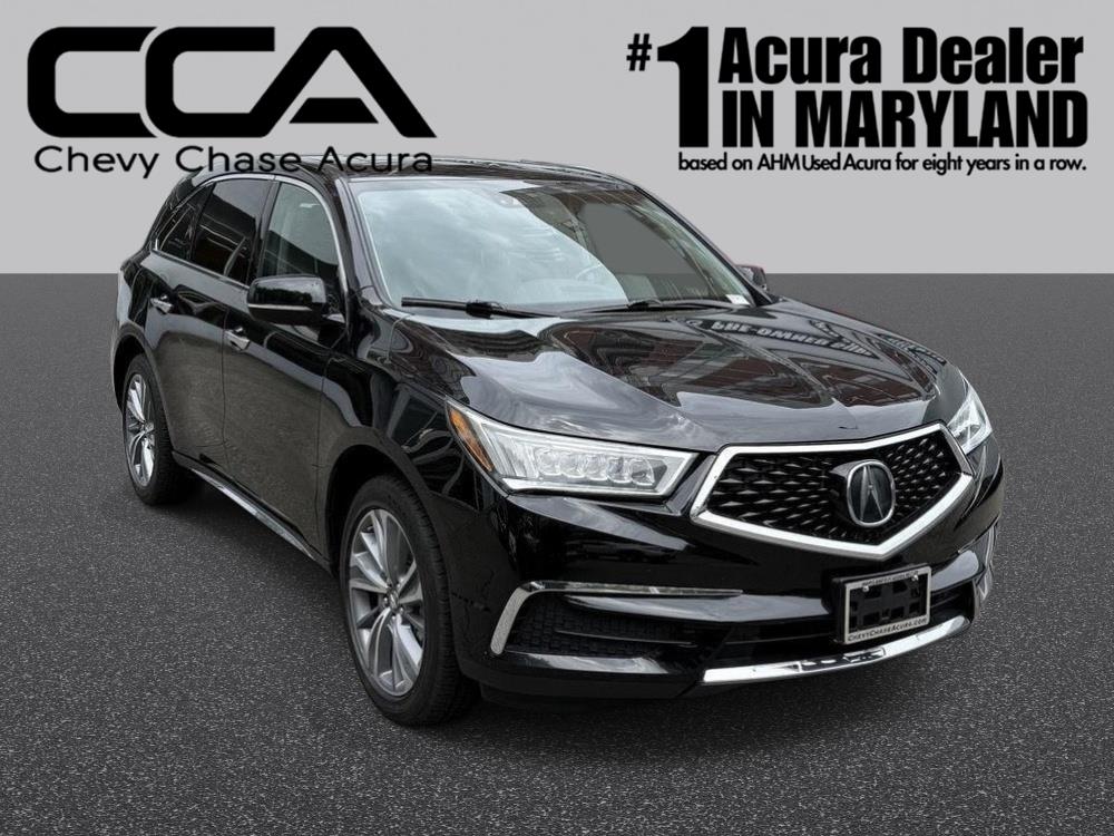 Crystal Black Pearl 2017 Acura MDX SUV / Crossover All-Wheel Drive Automatic