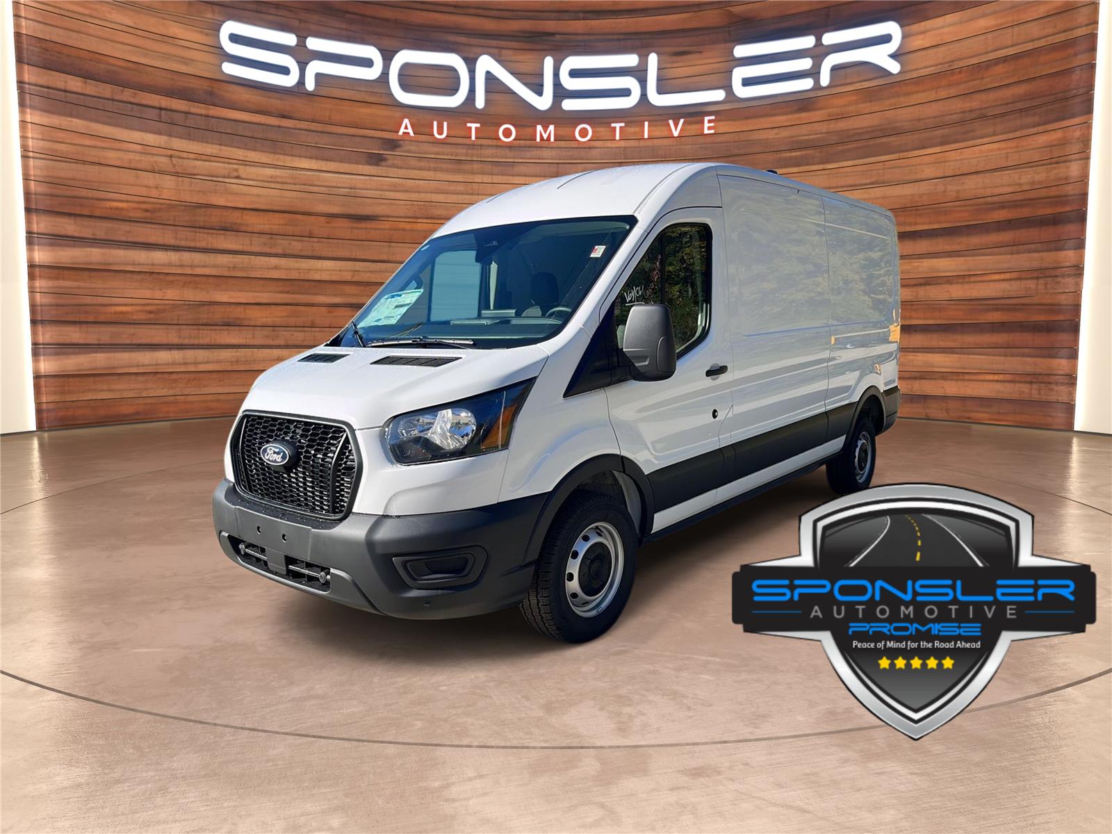 Oxford White 2026 Ford Transit Cargo Van Rear-Wheel Drive Automatic