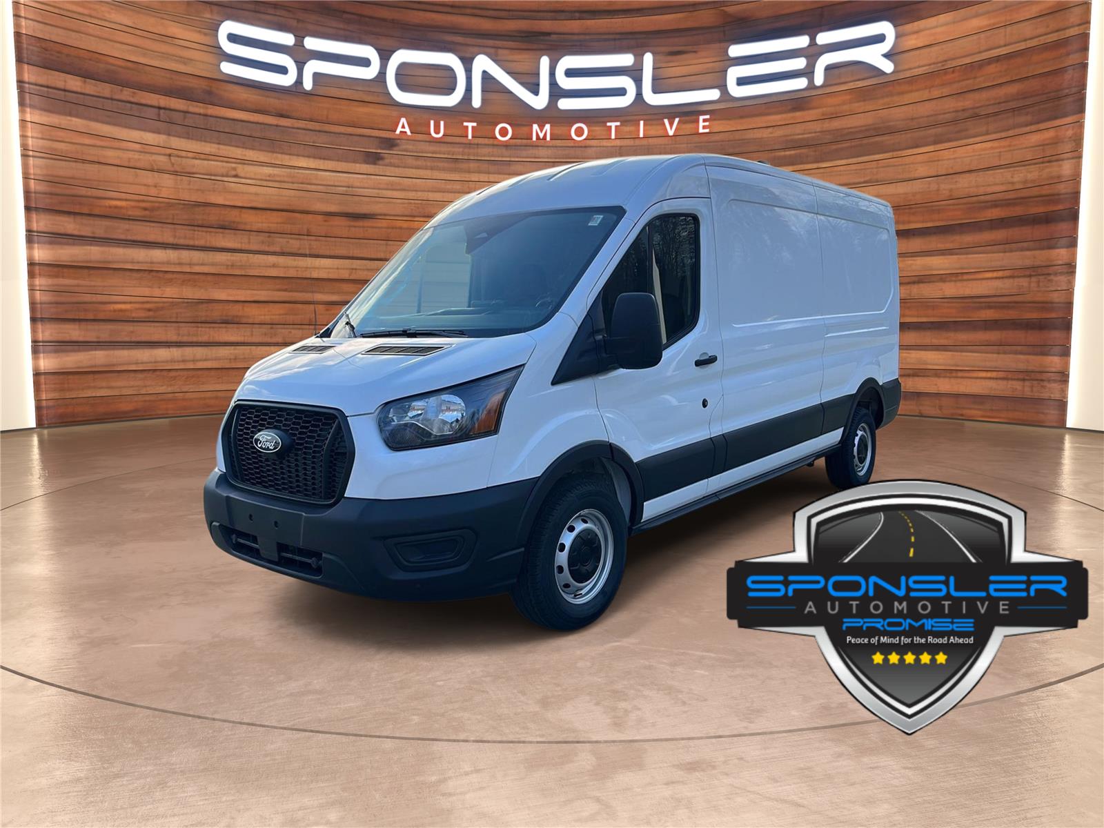 Oxford White 2026 Ford Transit Cargo Van Rear-Wheel Drive Automatic