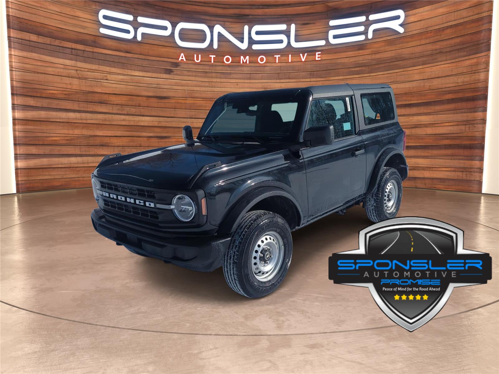 Shadow Black 2025 Ford Bronco SUV / Crossover Four-Wheel Drive Automatic