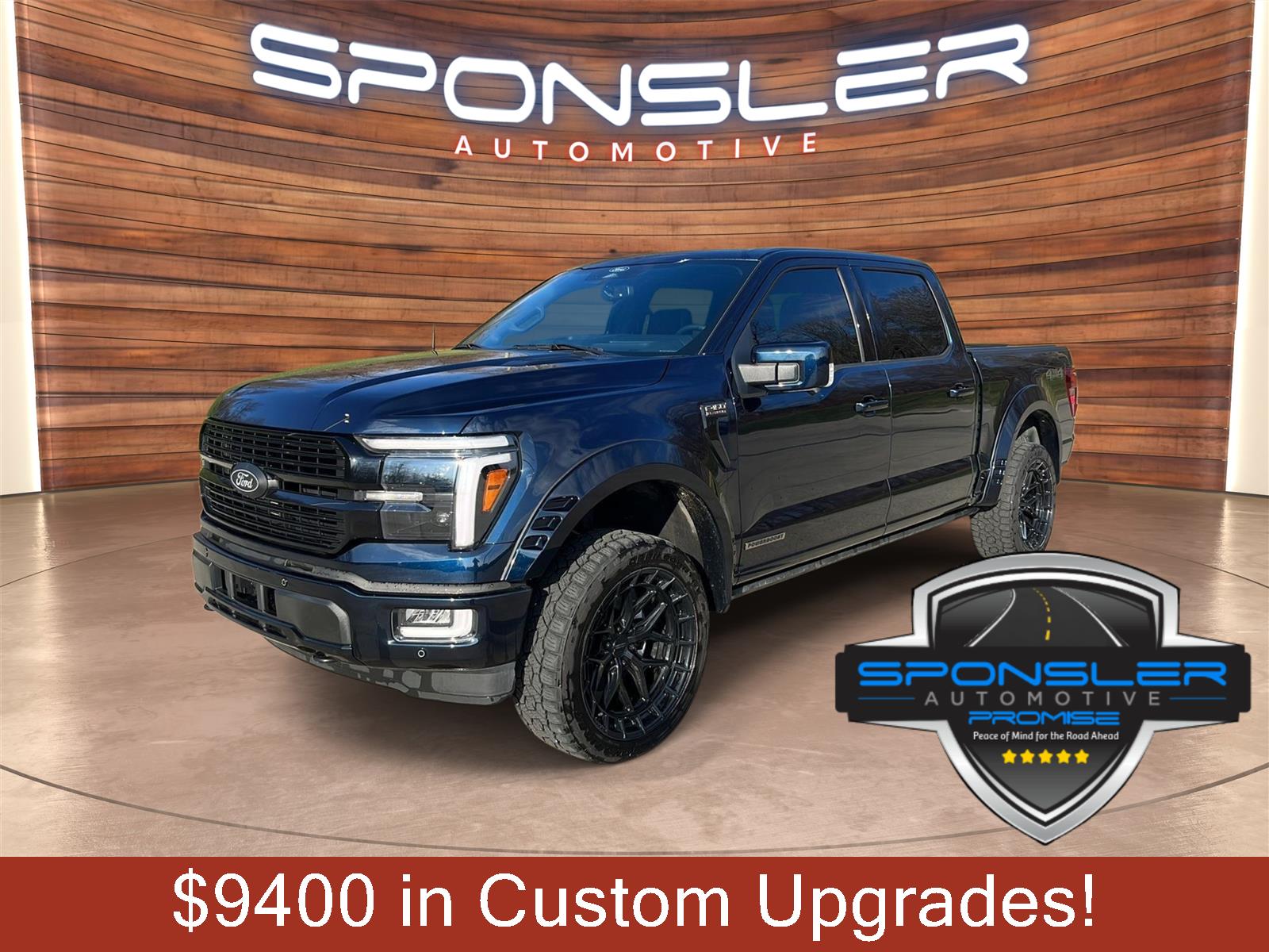 Antimatter Blue 2025 Ford F-150 Pickup Truck Four-Wheel Drive Automatic