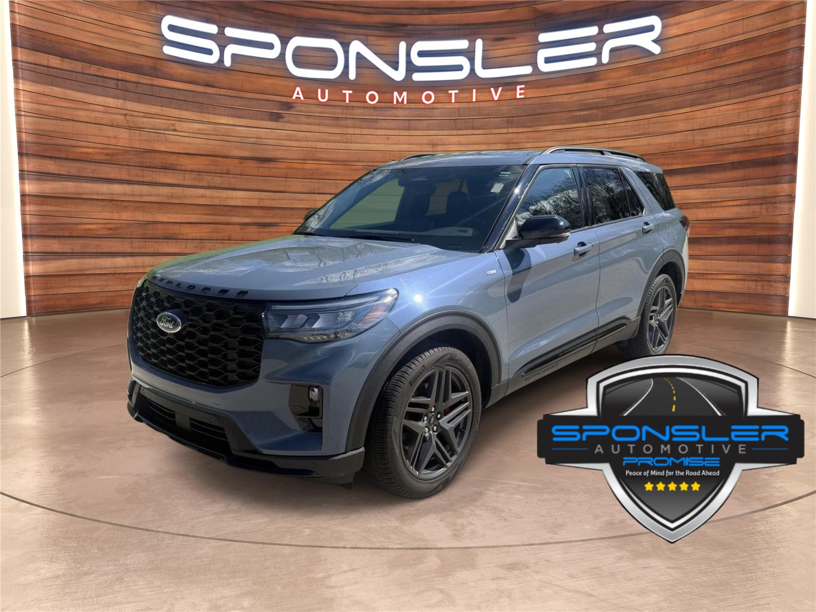 Vapor Blue 2025 Ford Explorer SUV / Crossover All-Wheel Drive Automatic