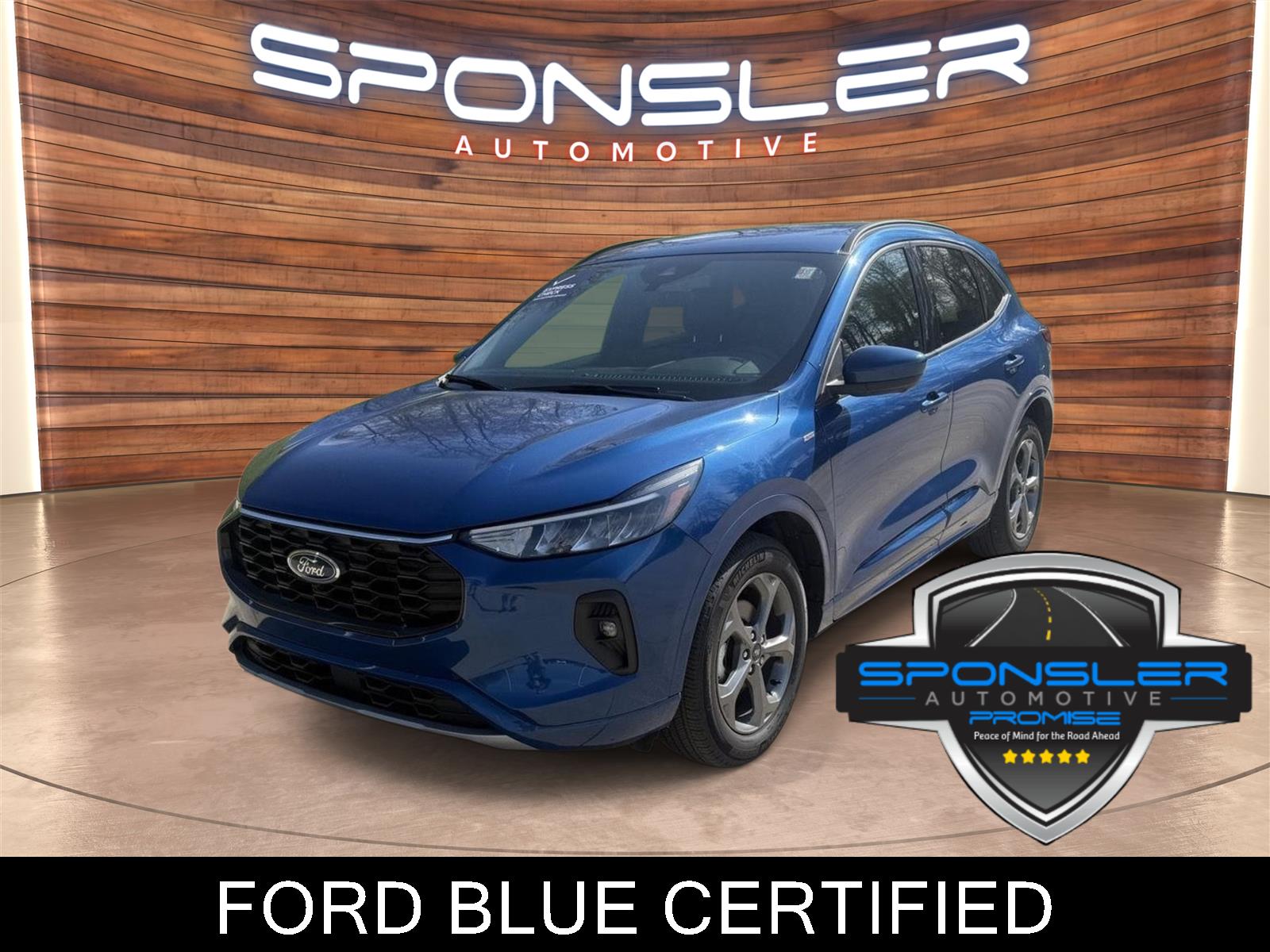 Atlas Blue 2023 Ford Escape SUV / Crossover All-Wheel Drive 8-Speed Automatic