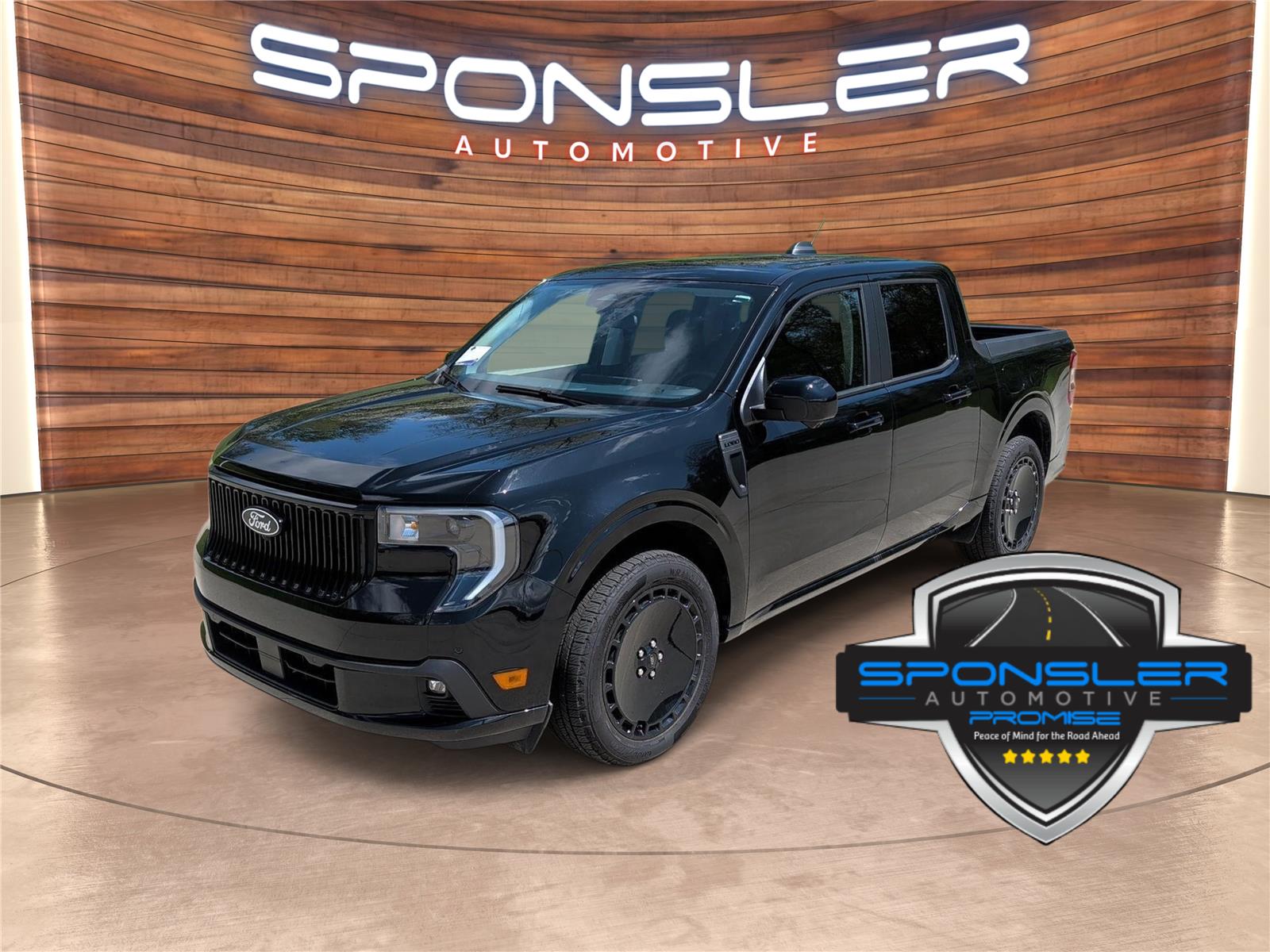 Shadow Black 2025 Ford Maverick Pickup Truck All-Wheel Drive 7-Speed Automatic