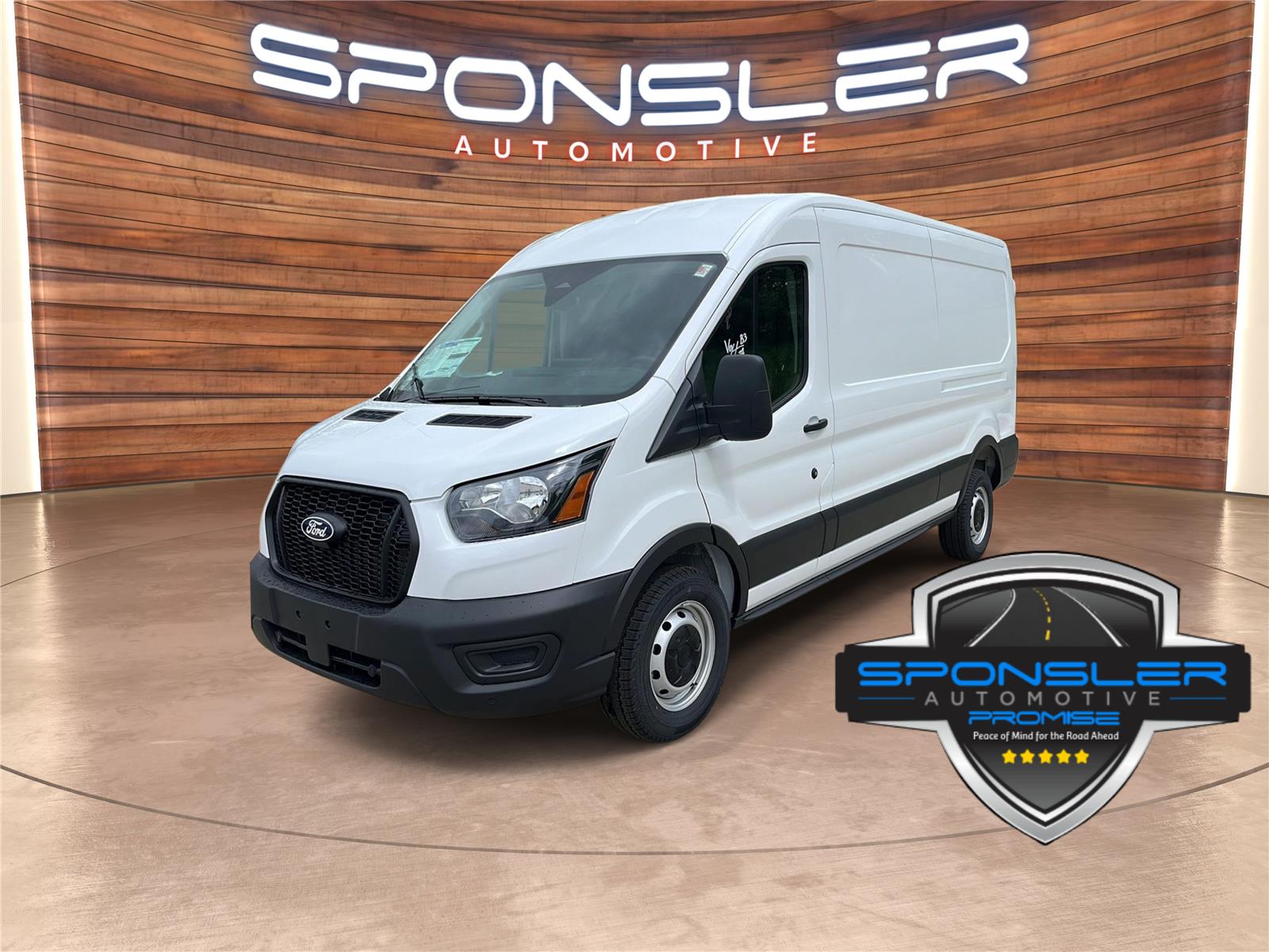 Oxford White 2026 Ford Transit Cargo Van Rear-Wheel Drive