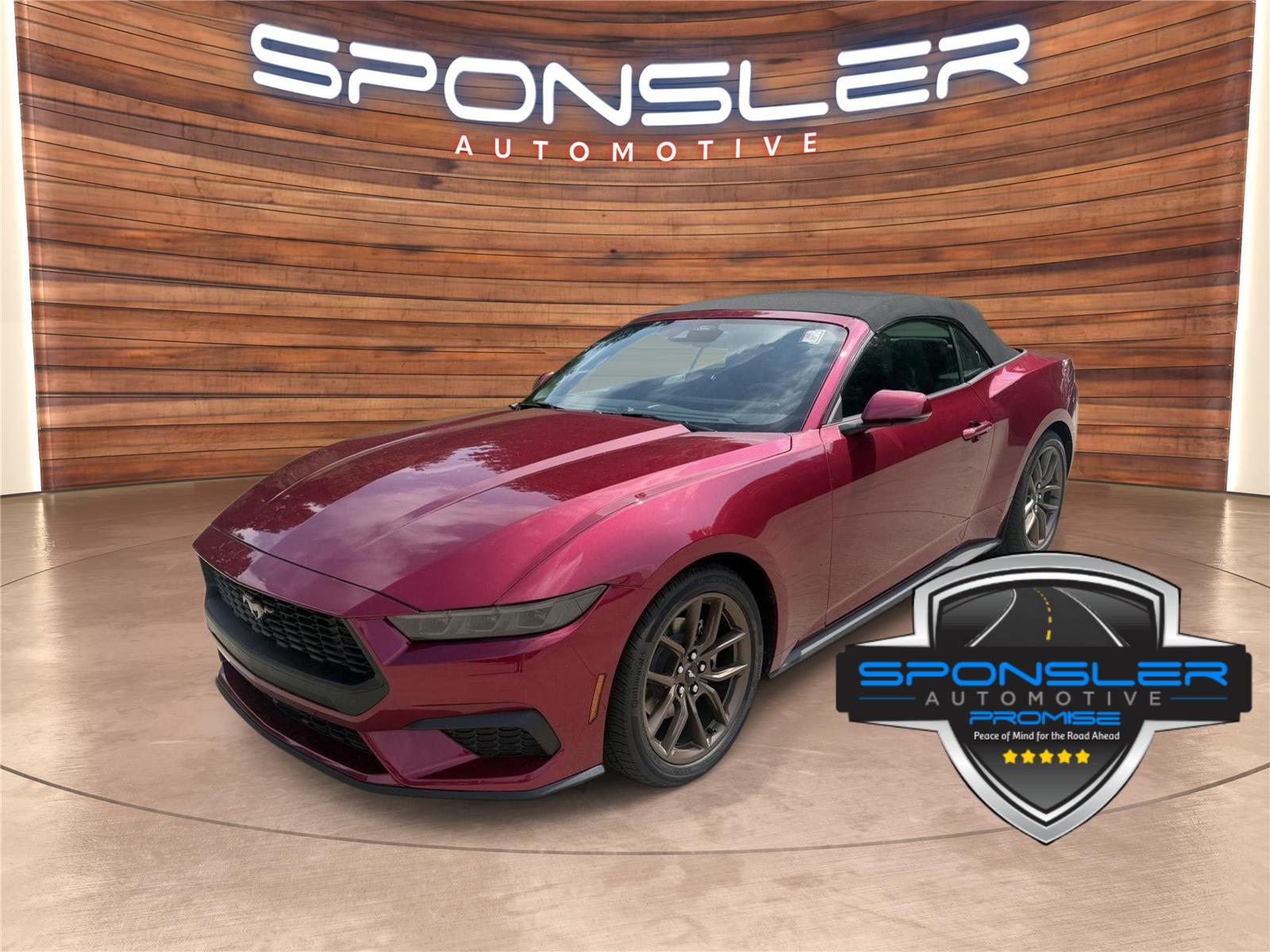 Pink (Molten Magenta Metallic Tinted Clearcoat) 2026 Ford Mustang Convertible Rear-Wheel Drive Automatic