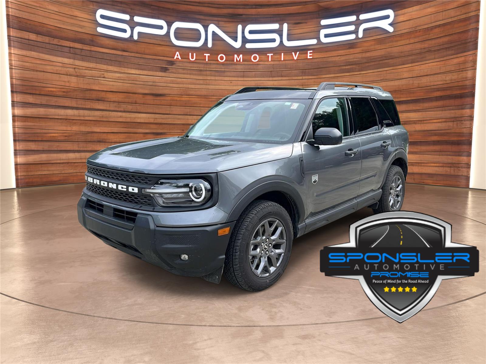 Carbonized Gray 2026 Ford Bronco Sport SUV / Crossover All-Wheel Drive 8-Speed Automatic