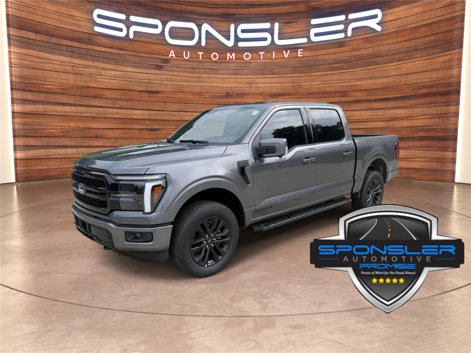 Carbonized Gray 2026 Ford F-150 Pickup Truck Four-Wheel Drive Automatic